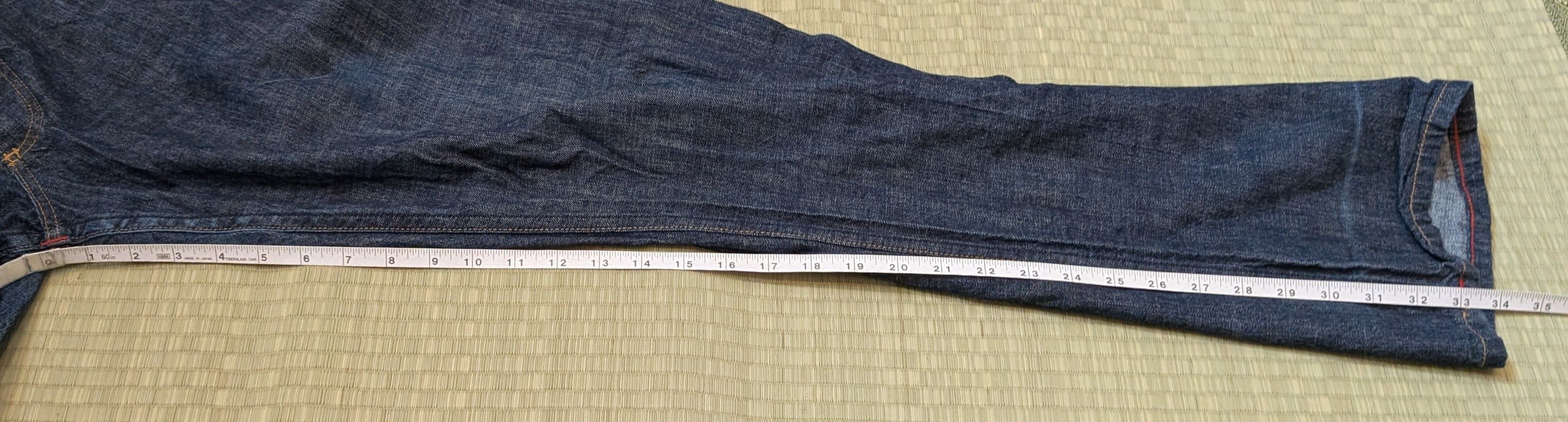 Gustin Gustin #37 Super Light Selvedge Denim Straight Leg Jeans Size US 35 - 9 Thumbnail