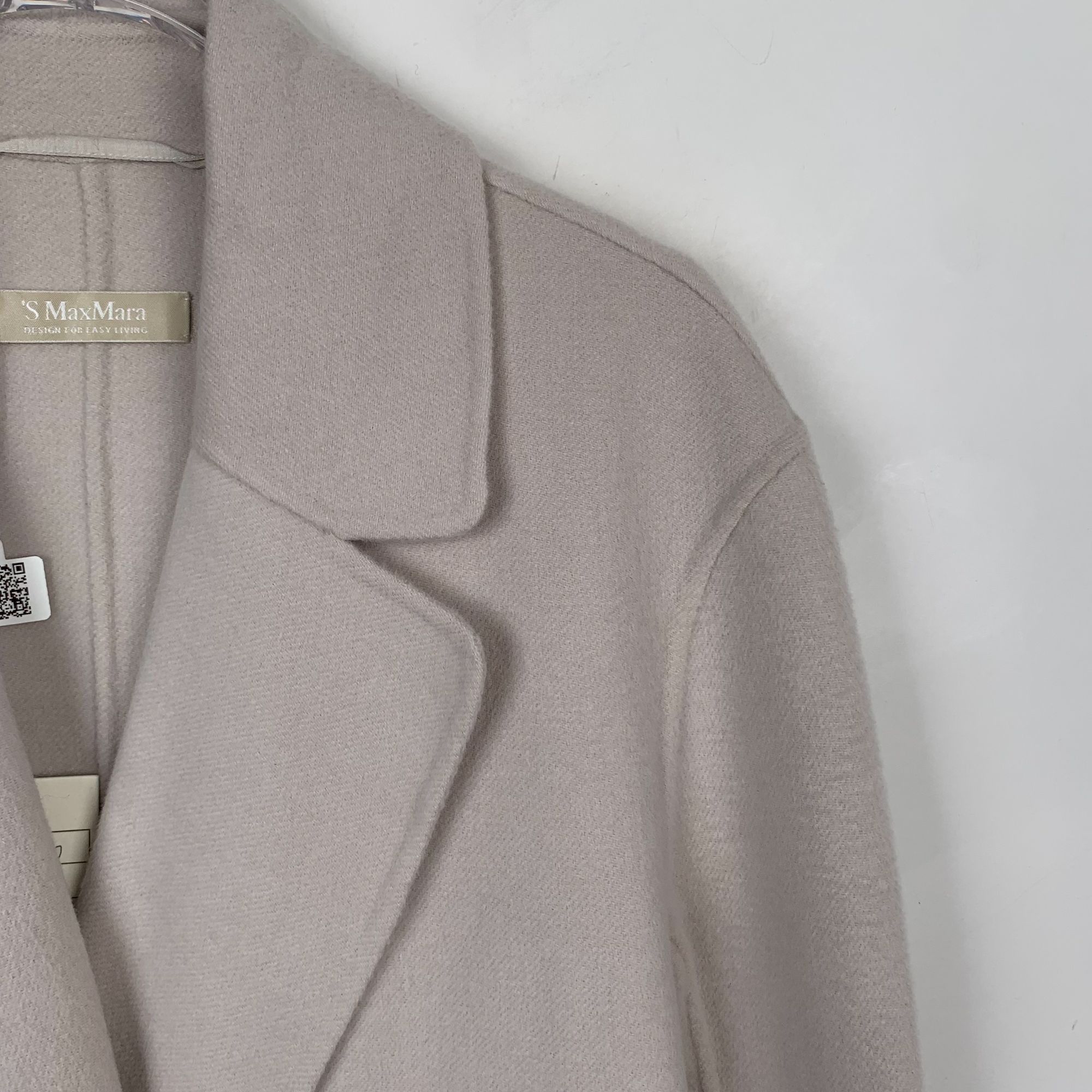 Max Mara H10210 Max Mara Wool-Blend Double-Breasted Coat Beige Size M / US 6-8 / IT 42-44 - 3 Thumbnail