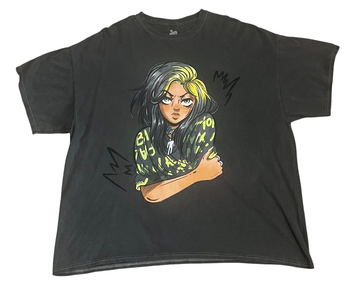 Billie Eilish TOUR ライブ Ｔシャツ Mサイズ Billie Eilish World Tour 2020 Long Sleeve T Shirt Black