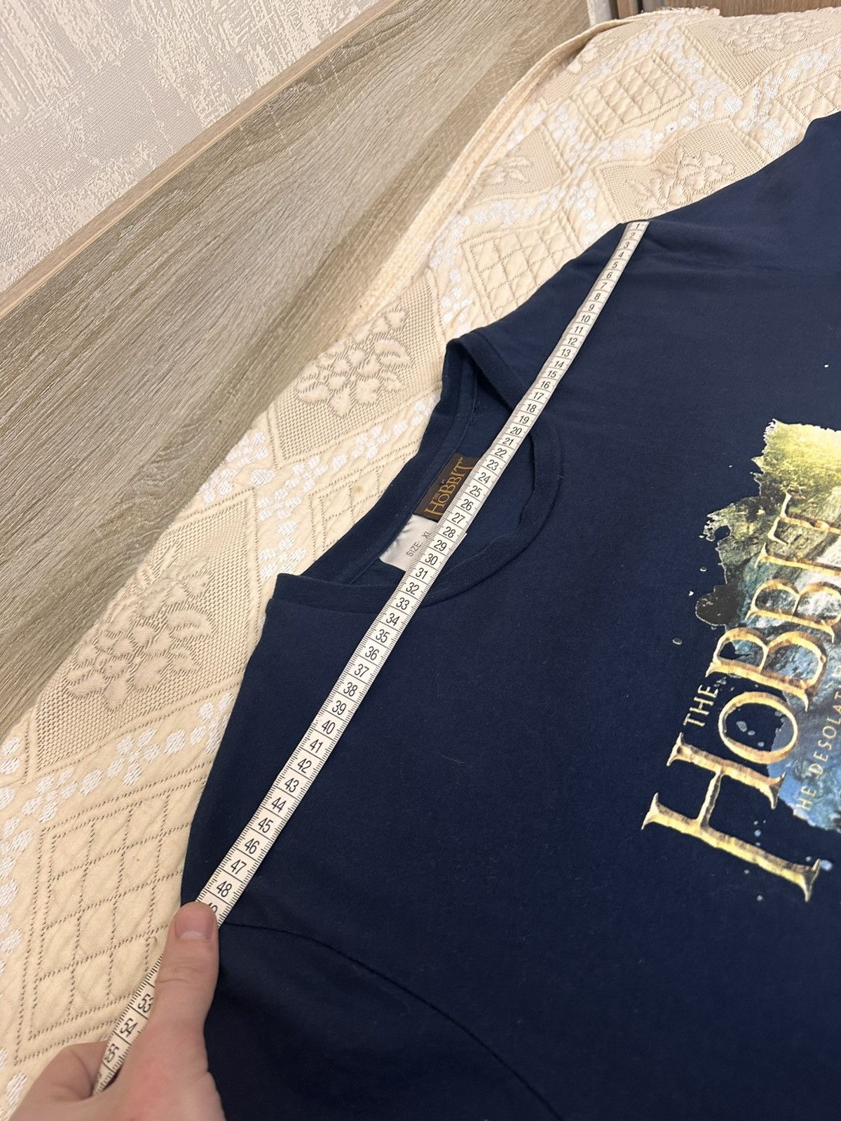 Vintage 🔥 The Hobbit The Desolation of Smaug 2013 Movie T Shirt Size US XL / EU 56 / 4 - 7 Thumbnail