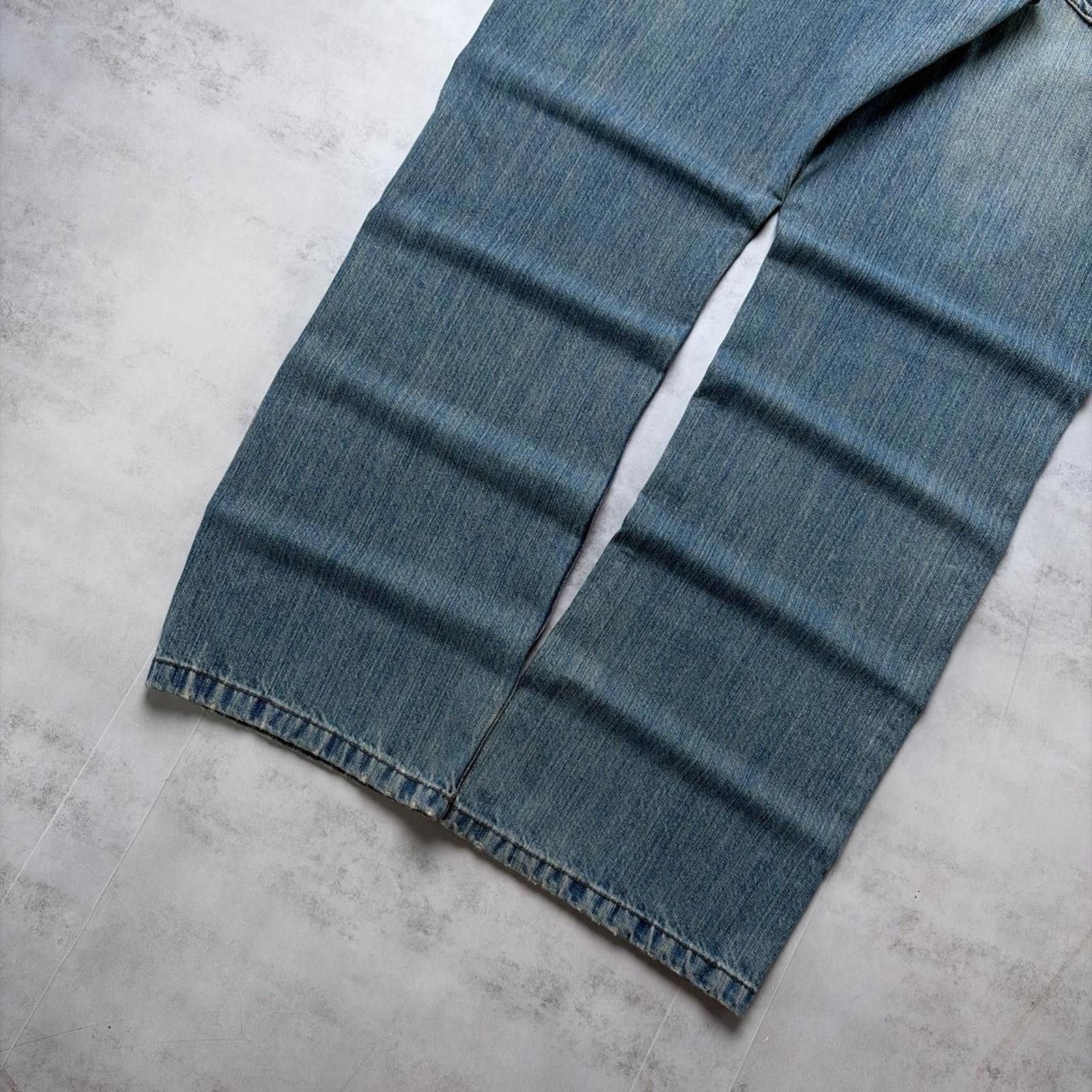 Other Y2K Blue Surplus Grunge Baggy Skater Faded Denim Jeans Size US 38 / EU 54 - 4 Thumbnail