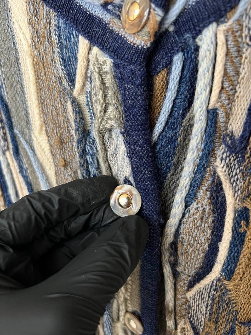 Coogi Limnos 3D Knit Coogi Style Cardigan Sweater Men M Wool Size US M / EU 48-50 / 2 - 9 Thumbnail
