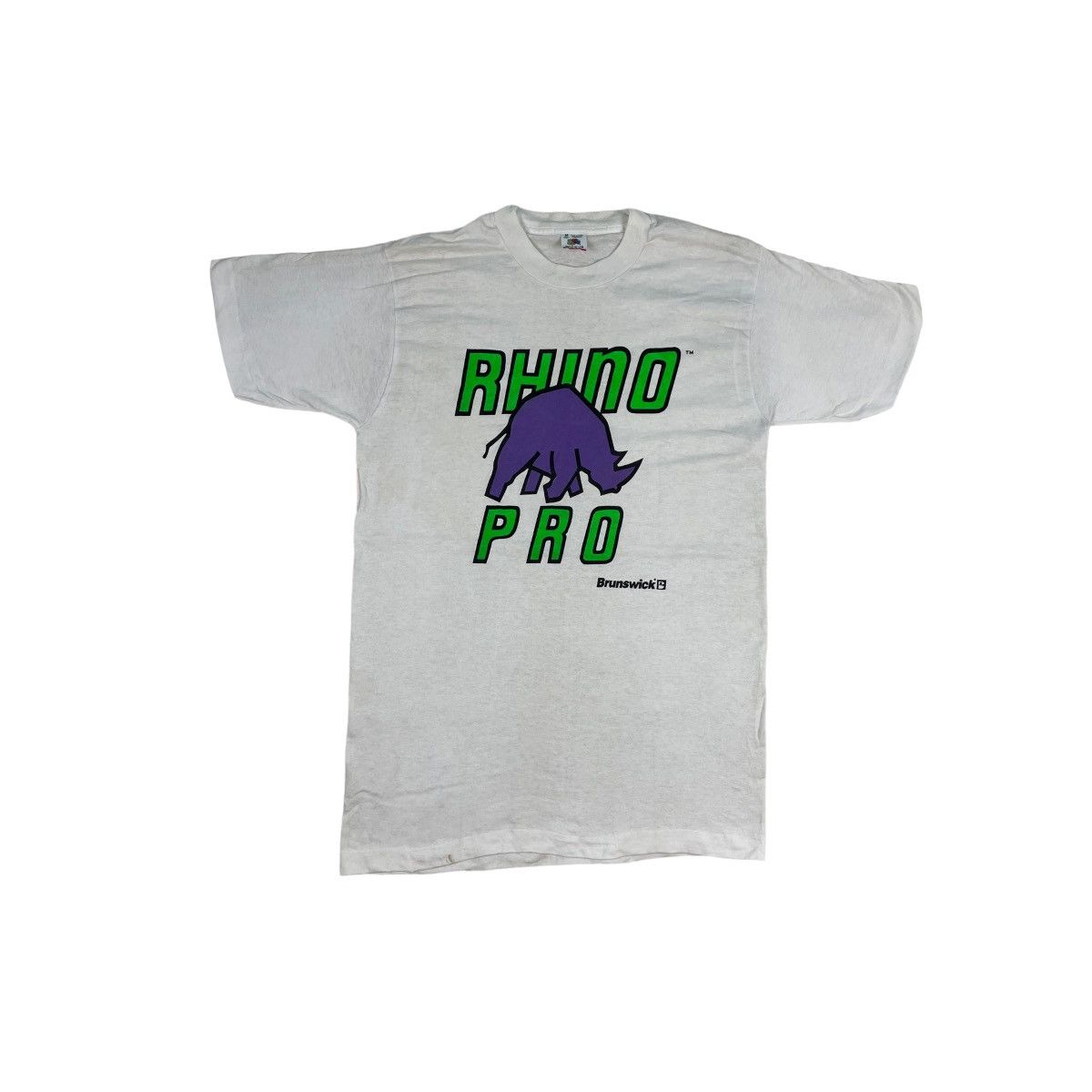 Vintage 🔥LAST PRICE🔥 Vintage Brunswick Rhino Pro Bowling Promo Tee Size US M / EU 48-50 / 2 - 1 Thumbnail