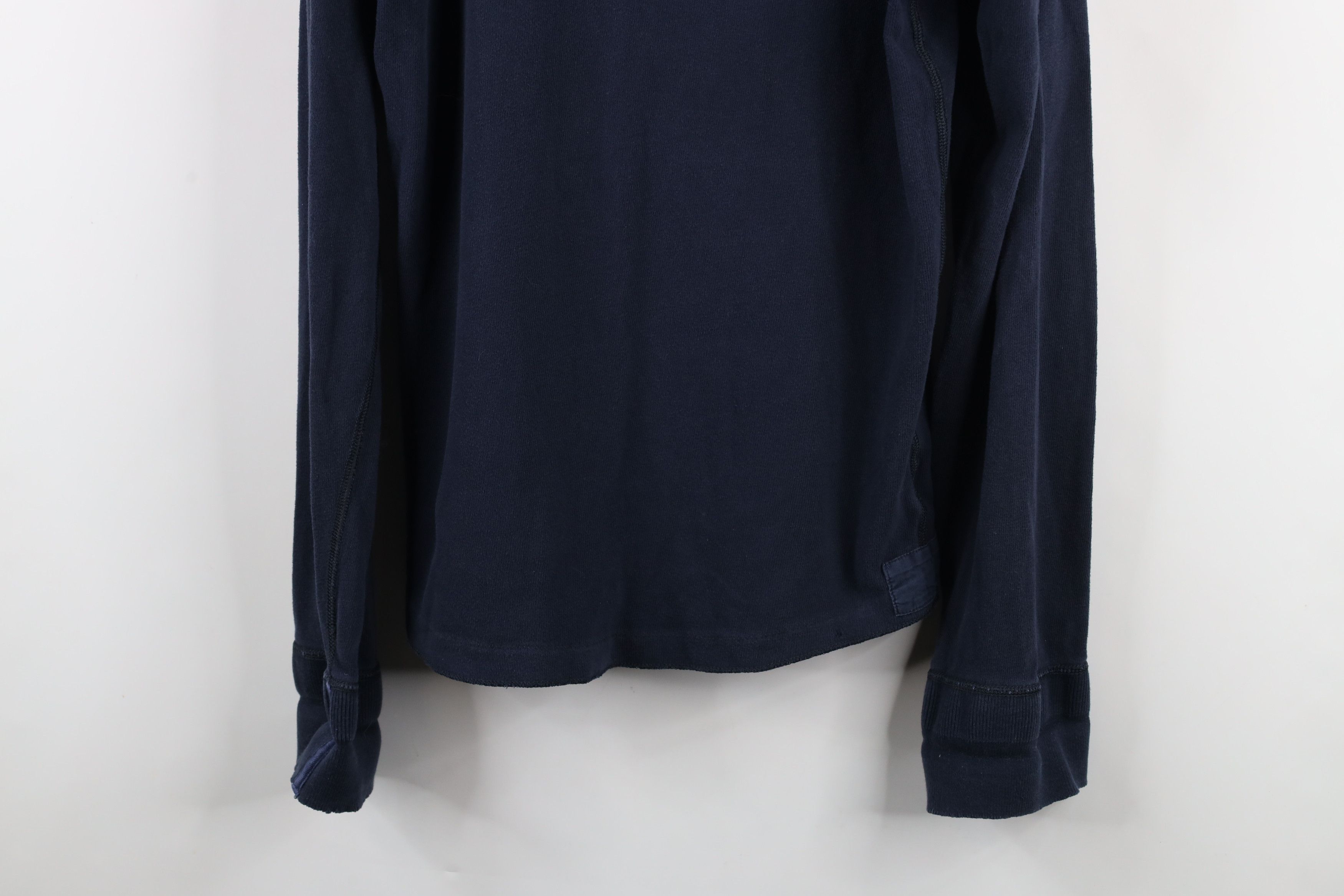 Abercrombie & Fitch × Vintage Vintage 90s Y2K Abercrombie & Fitch Knit Henley T-Shirt Blue Size US L / EU 52-54 / 3 - 3 Thumbnail
