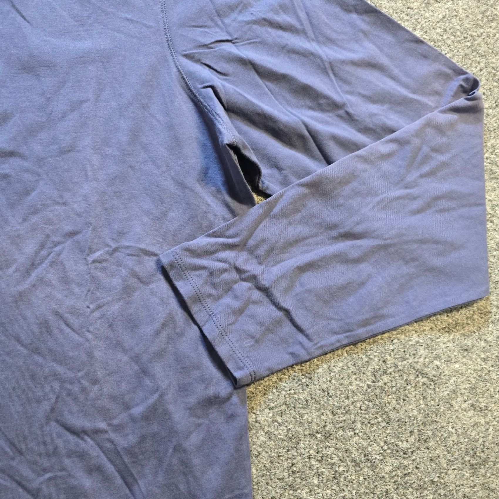Vintage Sundance Top Women XL Blue Long Sleeve Crew Neck Horseshoe Equestrian Basic Shirt Size XL / US 12-14 / IT 48-50 - 3 Thumbnail