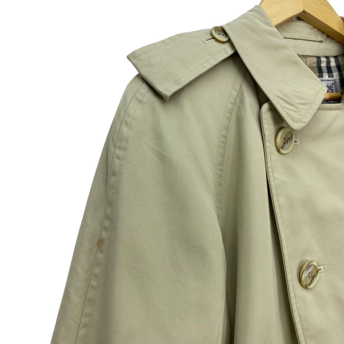 Burberry 🔥Vintage Burberrys Double Breast Belted Nova Check Trench Size M / US 6-8 / IT 42-44 - 8 Thumbnail