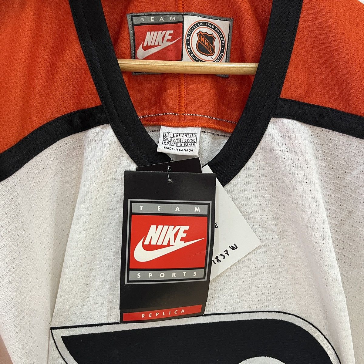 NHL × Nike × Vintage BNWT Vintage Philadelphia Flyers 97 Home Nike Hockey Jersey Size US L / EU 52-54 / 3 - 5 Thumbnail
