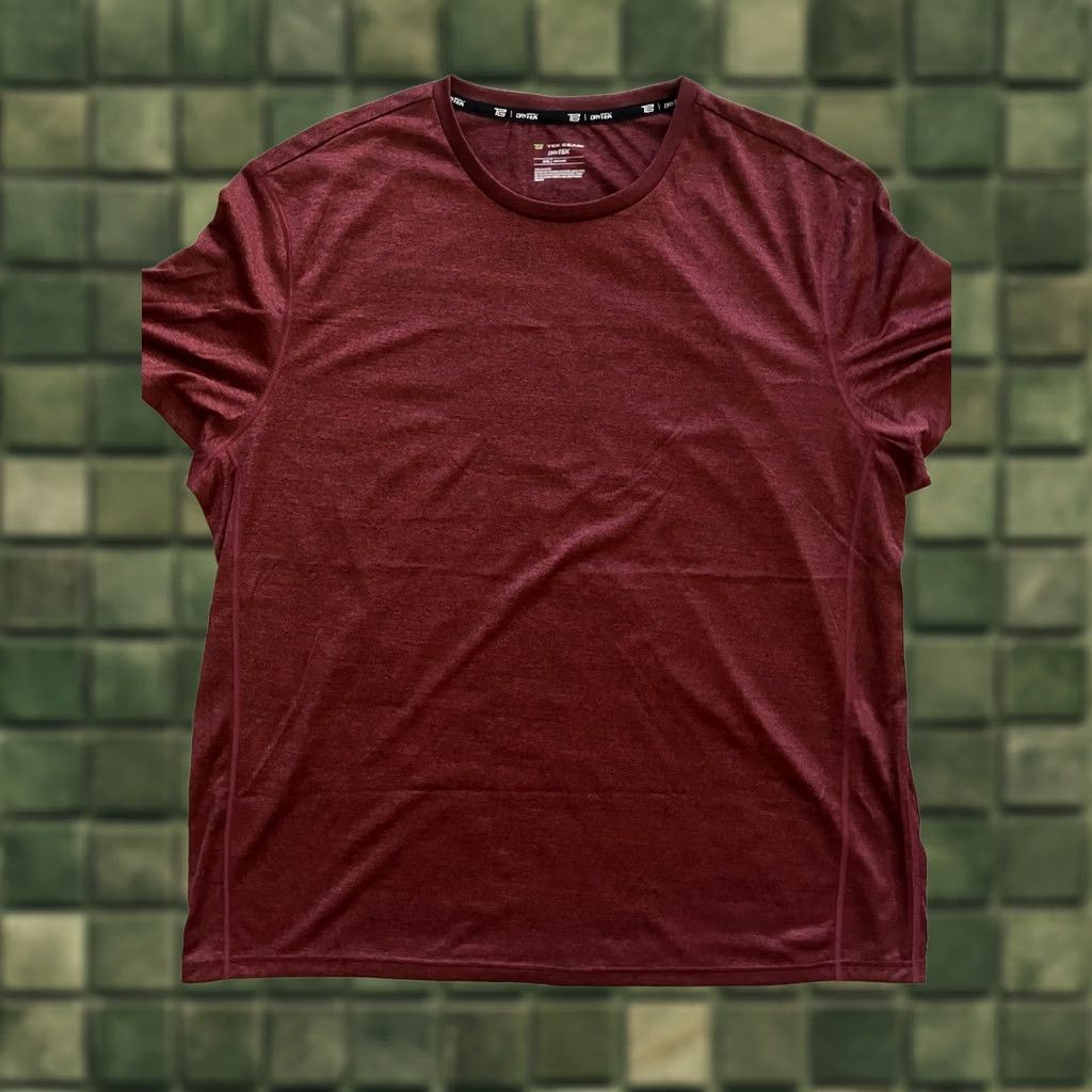 Tek Gear Tek Gear Dry Tek Men's Short Sleeve T-Shirt Red 2XL Space Athletic Activewear Pullover Polyester Shirt Men Sized XXL Size US XXL / EU 58 / 5 - 1 Thumbnail