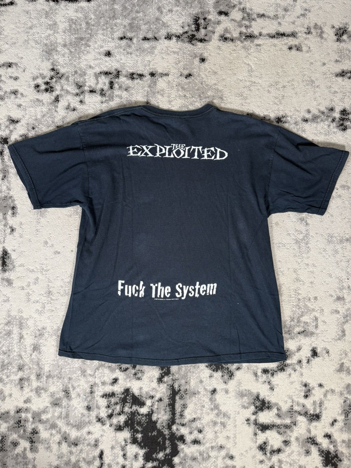 Band Tees Y2K 2009 The exploited Fck The System Band T-Shirt Size US XL / EU 56 / 4 - 2 Thumbnail
