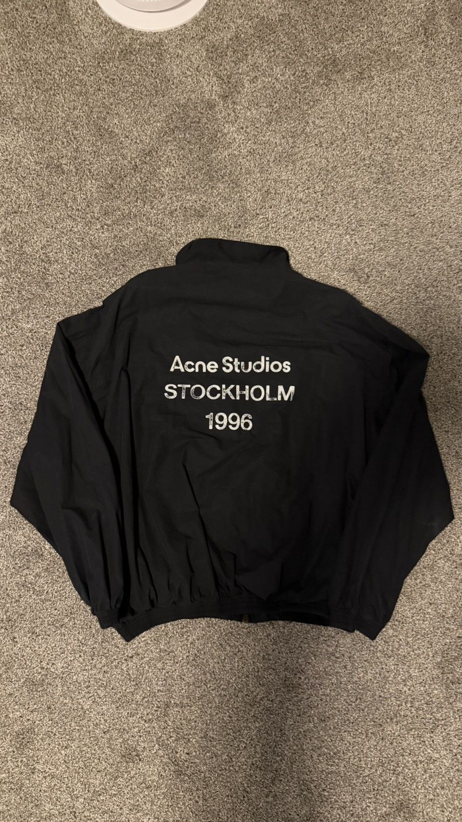 Acne Studios Acne Studious Washed Logo Zipper Jacket Size US S / EU 44-46 / 1 - 1 Thumbnail