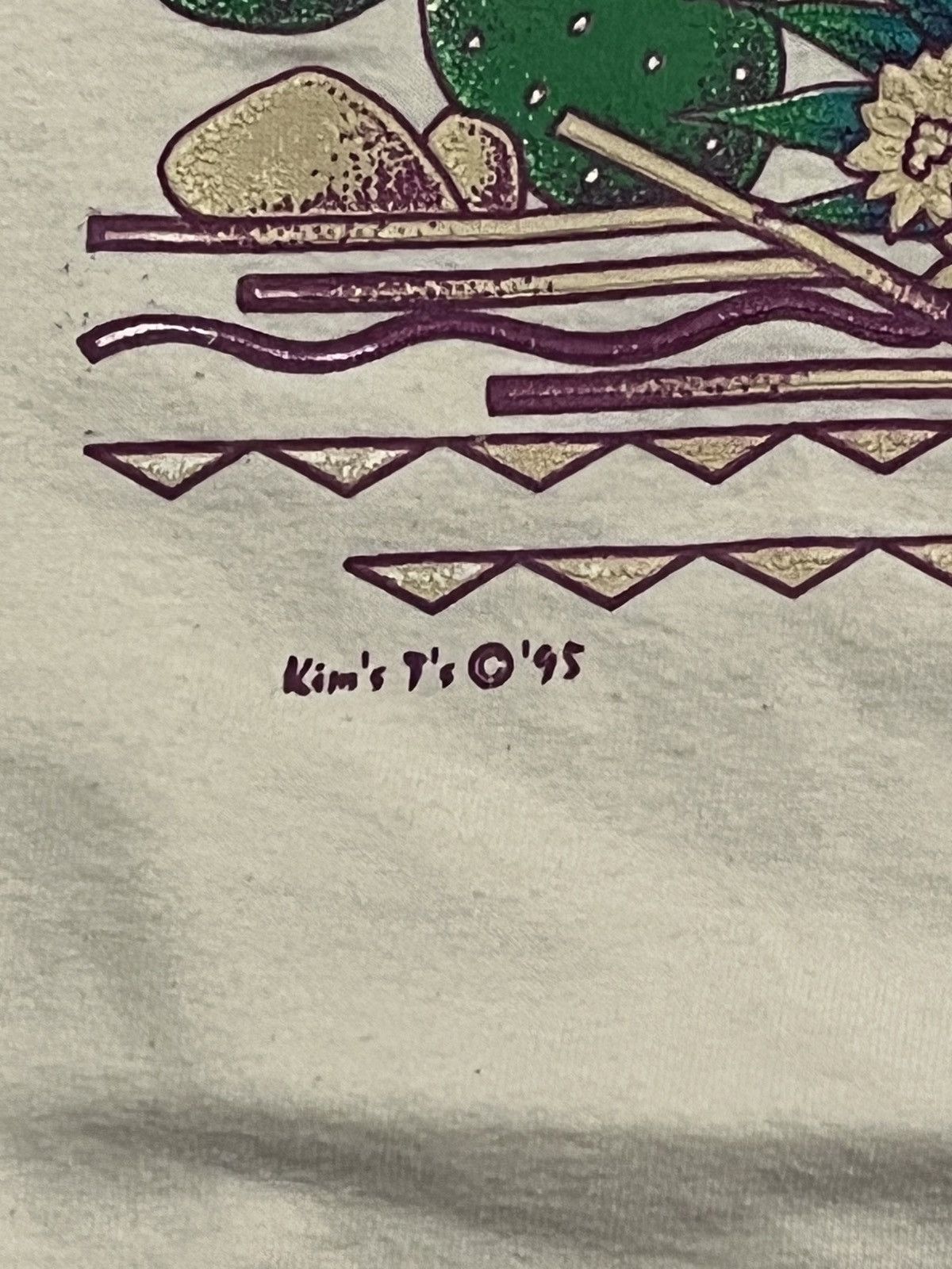 ARIZONA FREEDOM Vintage 1995 Kim T - single stitch Arizona T-Shirt Size US L / EU 52-54 / 3 - 3 Thumbnail
