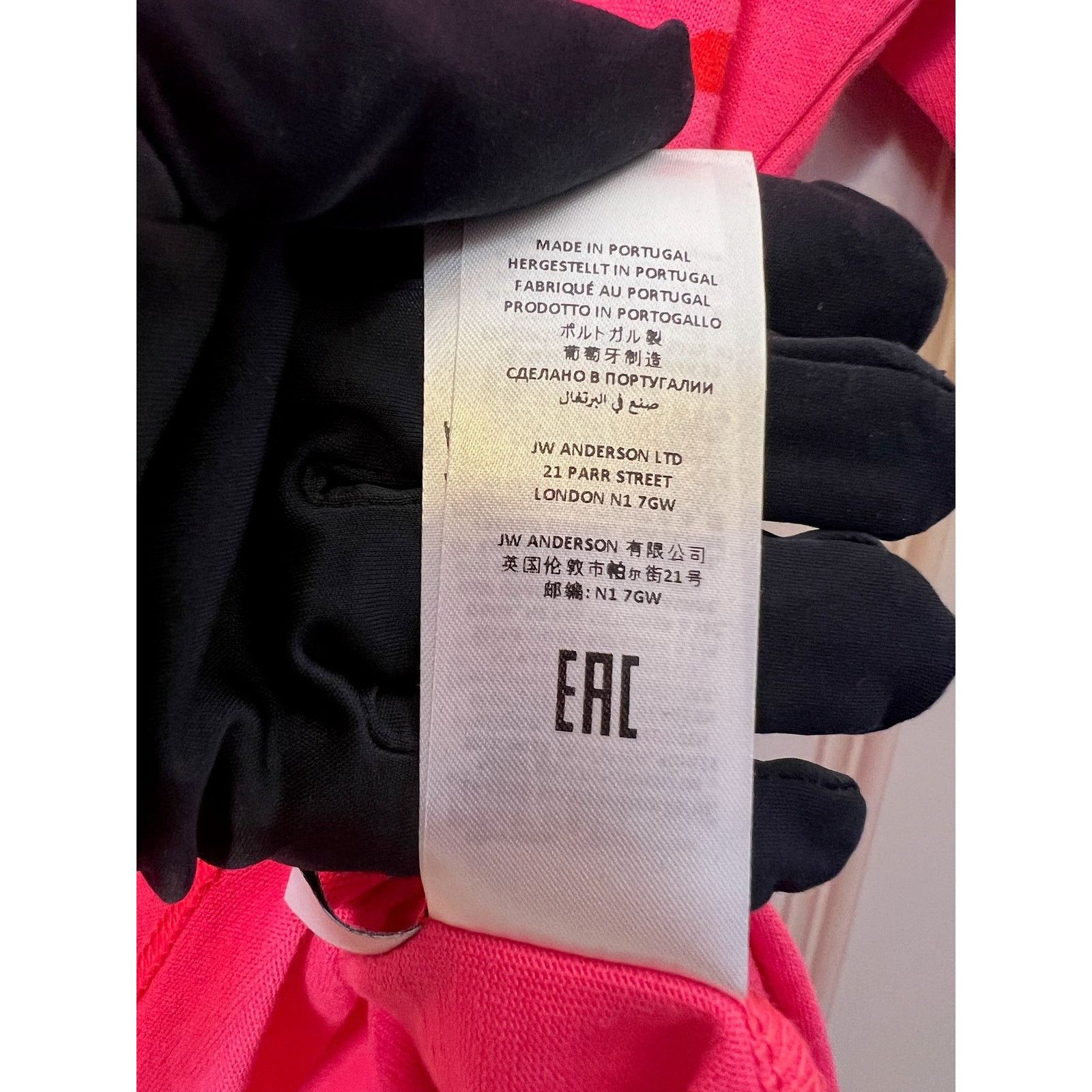 JW Anderson JW Anderson Oversized Grid Logo T-shirt, Size L Size US L / EU 52-54 / 3 - 5 Thumbnail