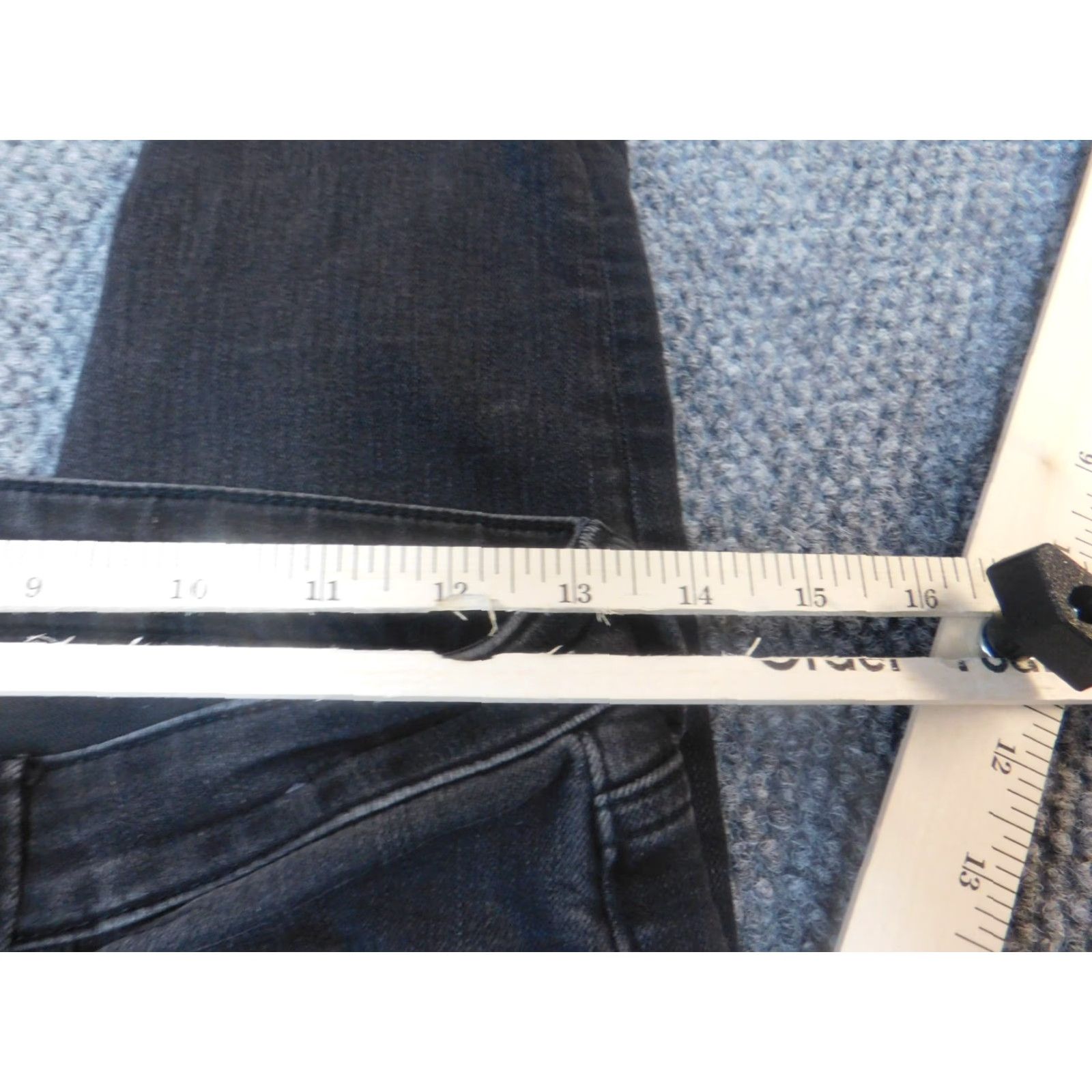 Abercrombie & Fitch Abercrombie & Fitch Jeans Women 26 Straight Ankle Harper Black Denim Stretch Pockets Zip 27in Inseam Regular Size Type Womens Designer - 1 Size 26" / US 2 / IT 38 - 4 Thumbnail