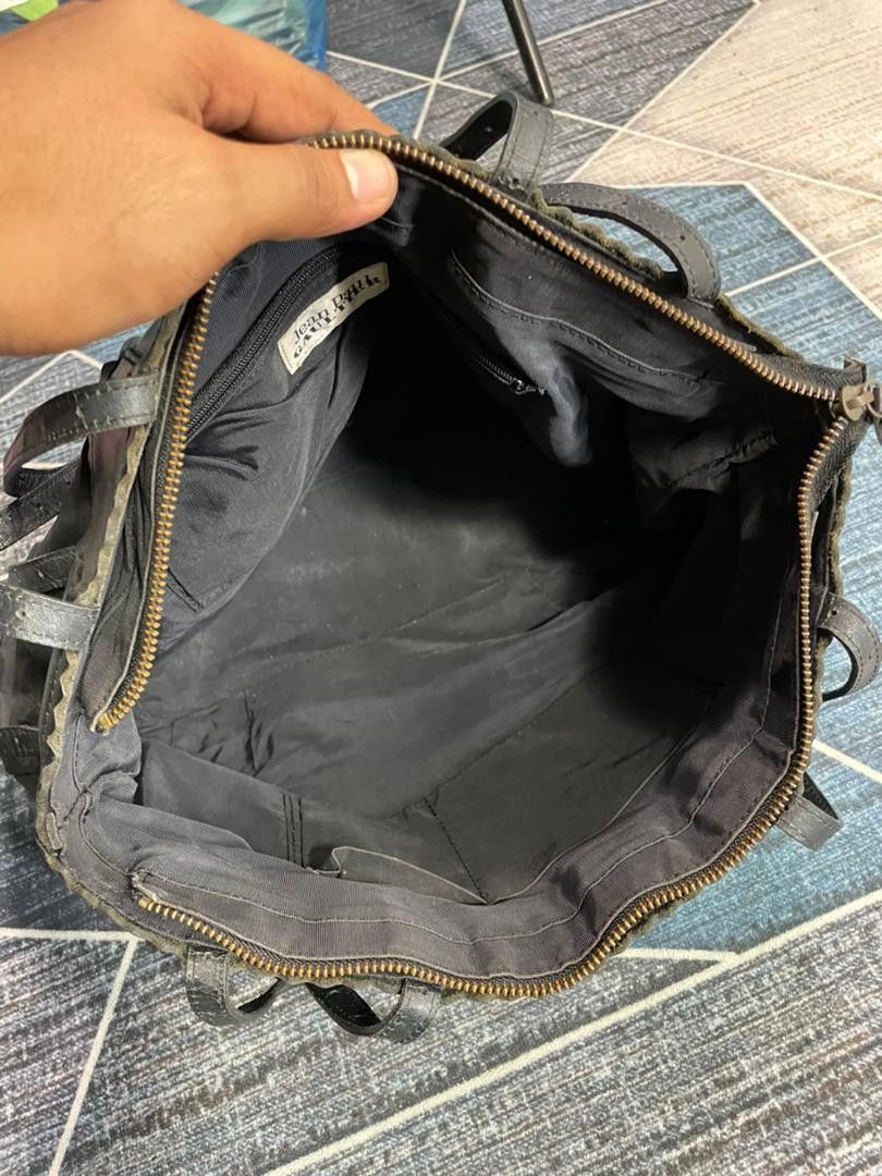 Jean Paul Gaultier Archive Jean Paul Gaultier Black Nylon + Leather Tote Bag Size ONE SIZE - 17 Thumbnail