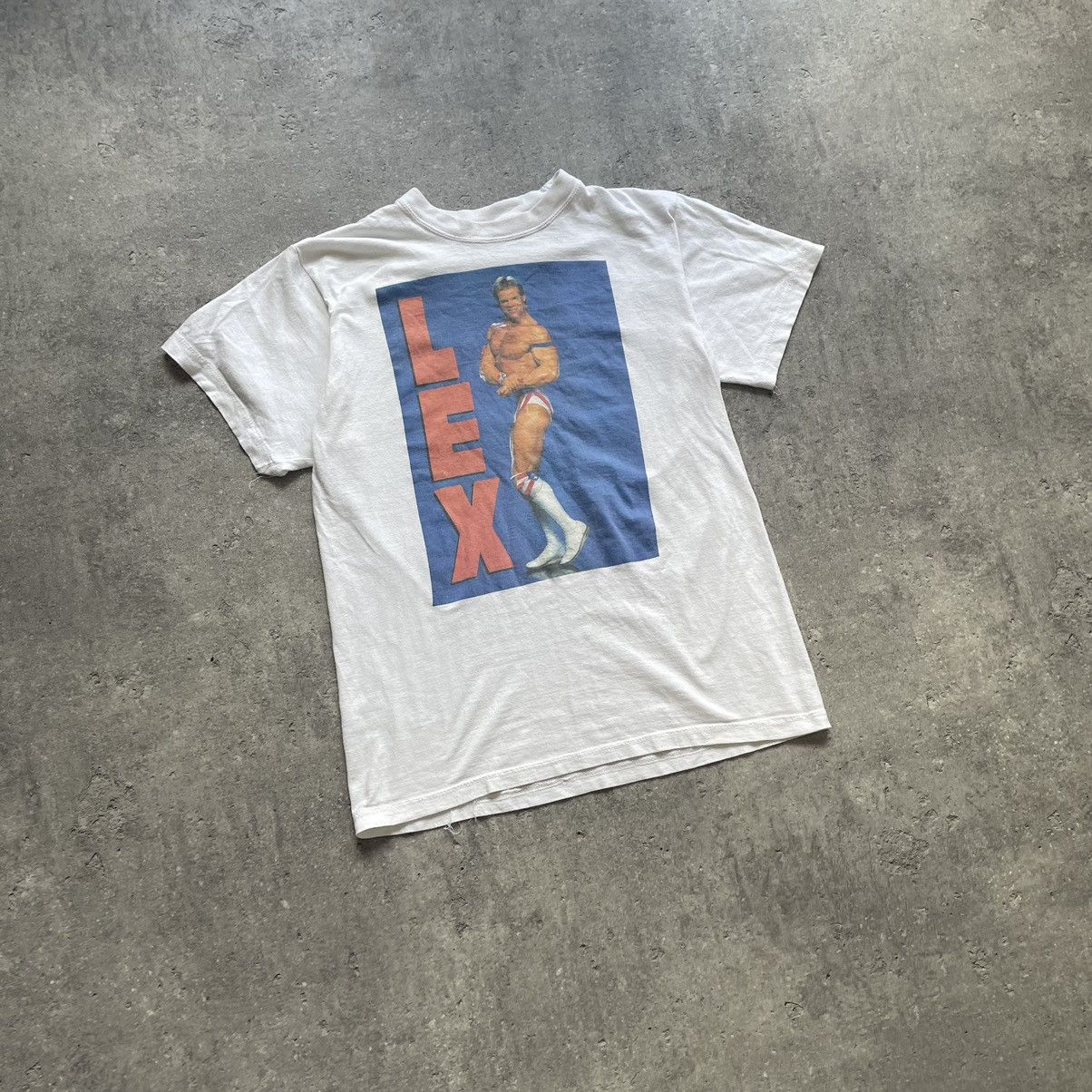 Vintage × WWE × WWF Vintage 90's WWF Lex Luger Tee Size US S / EU 44-46 / 1 - 1 Thumbnail