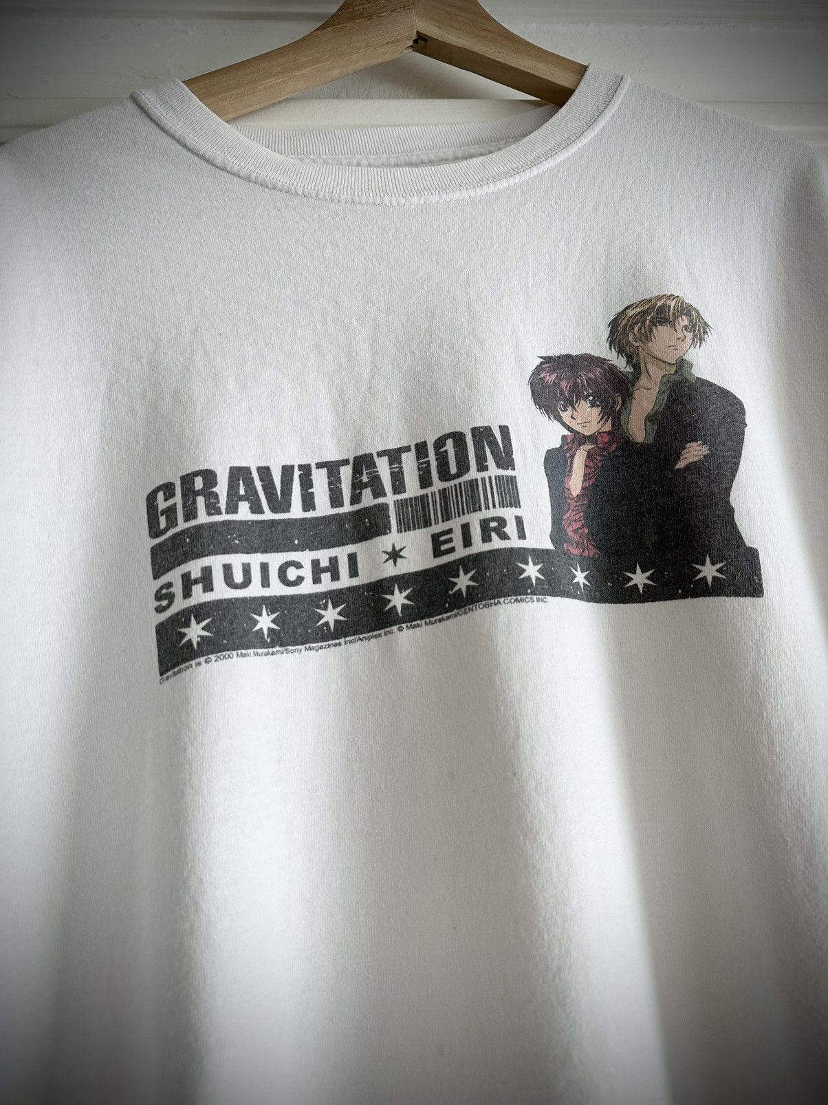 Gildan × Japanese Brand × Vintage VTG 2000 Maki Murakami Gravitation Anime Manga TV Promo RARE Size US XL / EU 56 / 4 - 3 Thumbnail