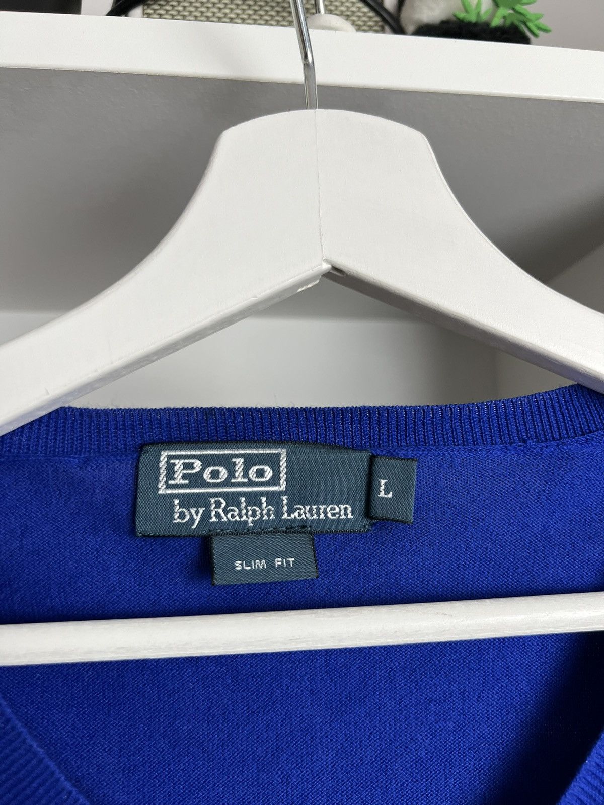 Designer × Polo Ralph Lauren × Ralph Lauren Vintage Polo Ralph Lauren V-neck sweater L old money designer Size US L / EU 52-54 / 3 - 5 Thumbnail