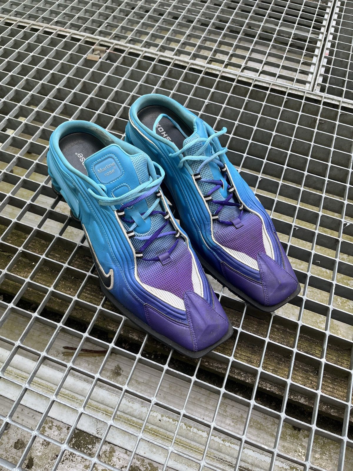 Martine Rose Scuba Blue MR4 Nike Shox