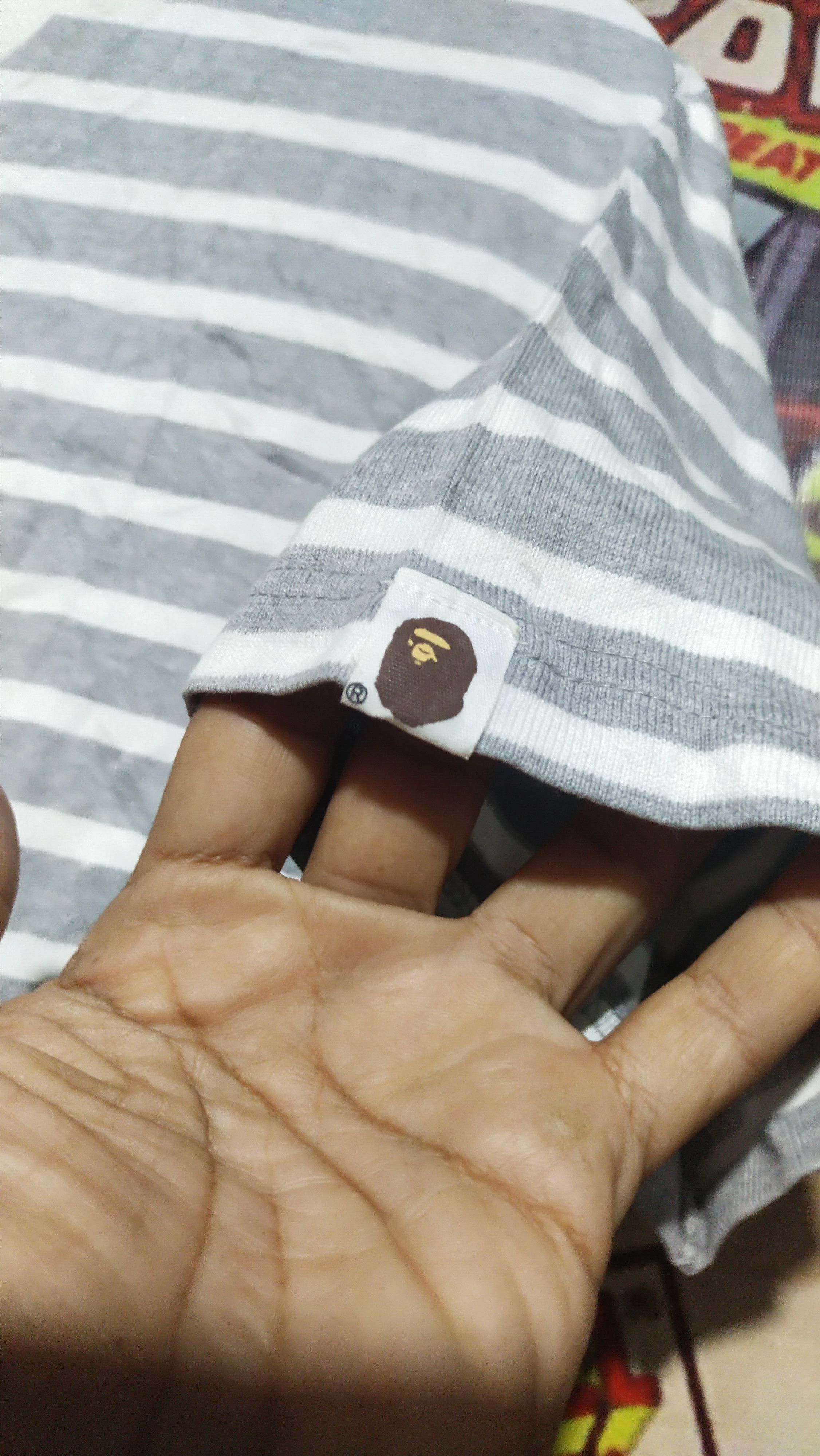 Bape × Vintage STRIPED TEE Size US L / EU 52-54 / 3 - 4 Thumbnail