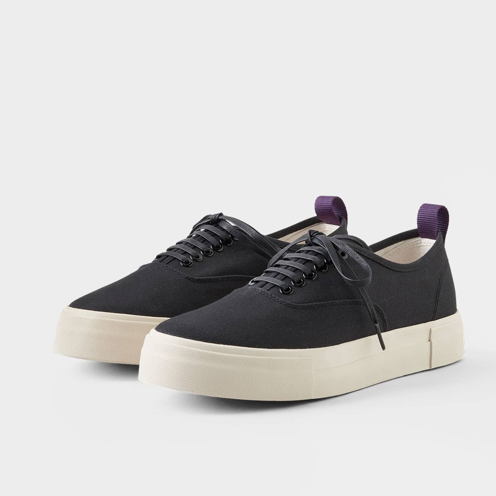 Eytys (Final Sale) Eytys Black Canvas Sneakers (Sz 7) Size US 8 / IT 38 - 1 Thumbnail