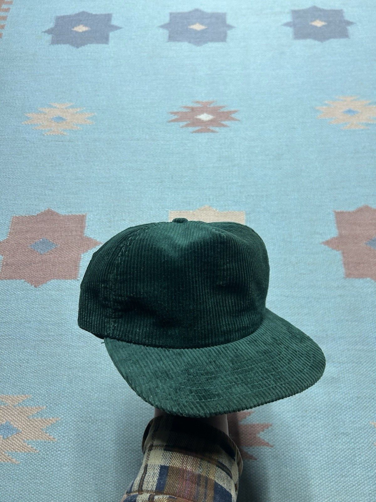 Vintage Vtg 80s SnapBack hat corduroy cap new era blank made in USA ...