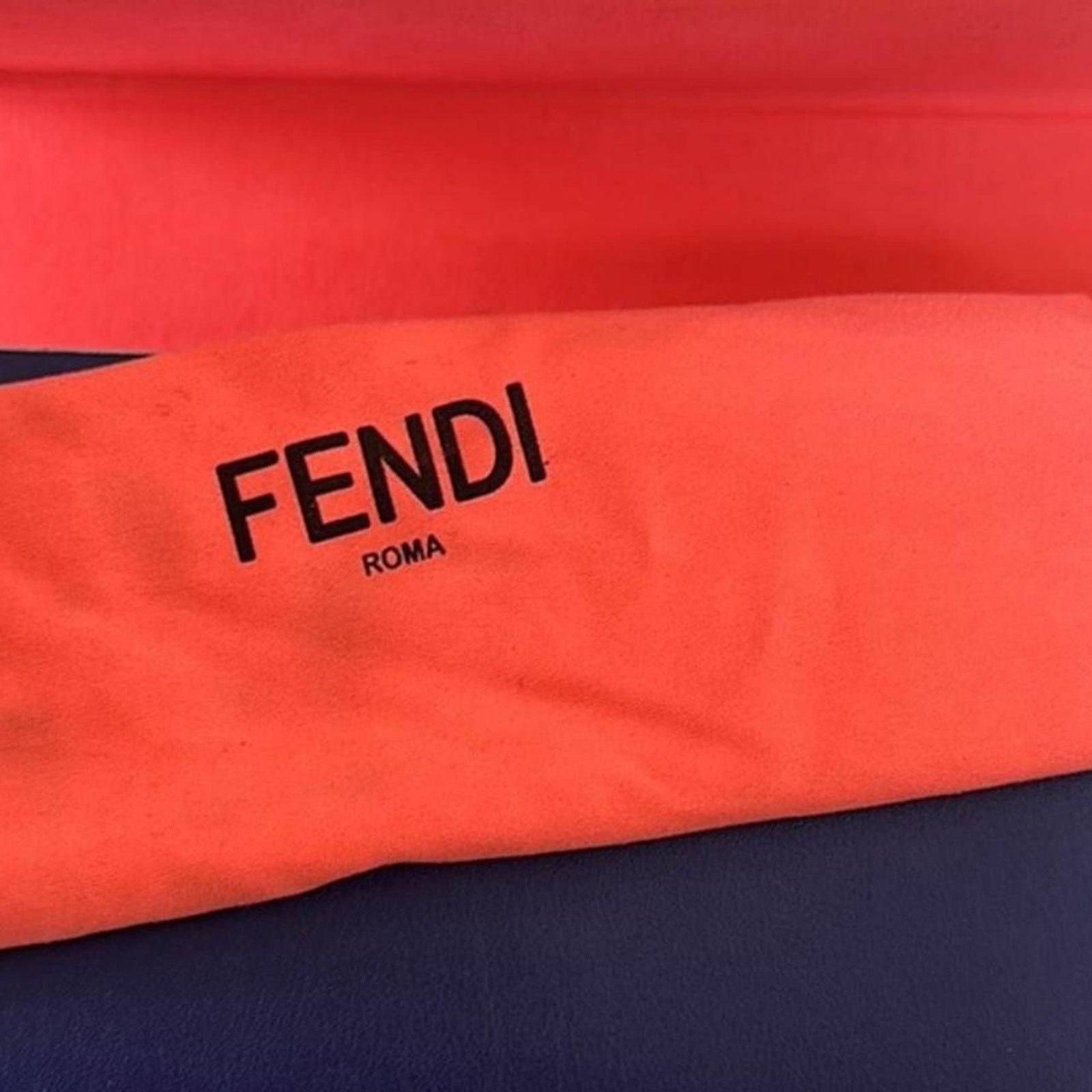 Fendi Fendi Gold Sunglasses Crystals FF Logo Black Lenses Boho Size ONE SIZE - 5 Thumbnail