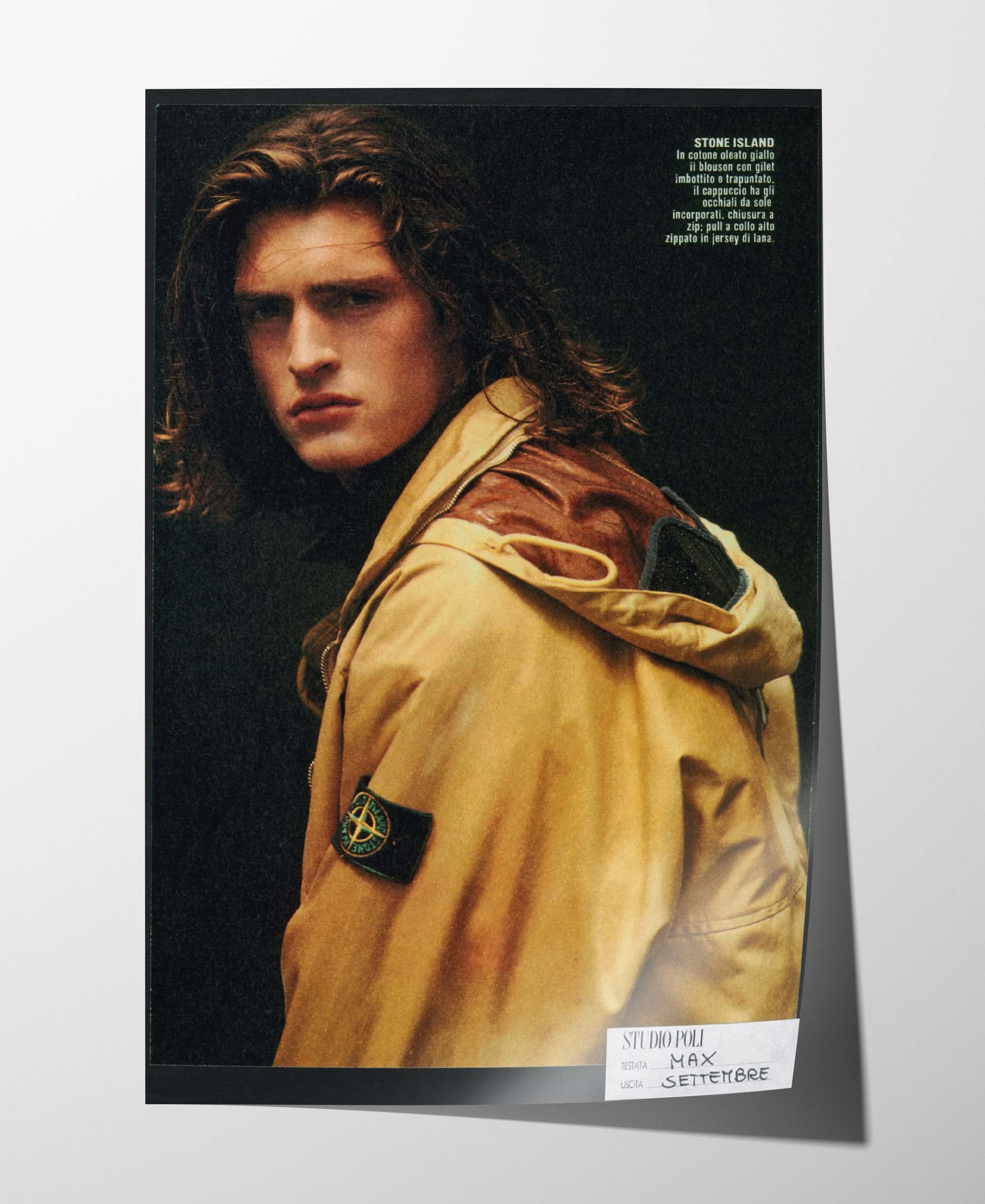Stone Island Marina Jacket Poster Gift Vintage Archive 90s