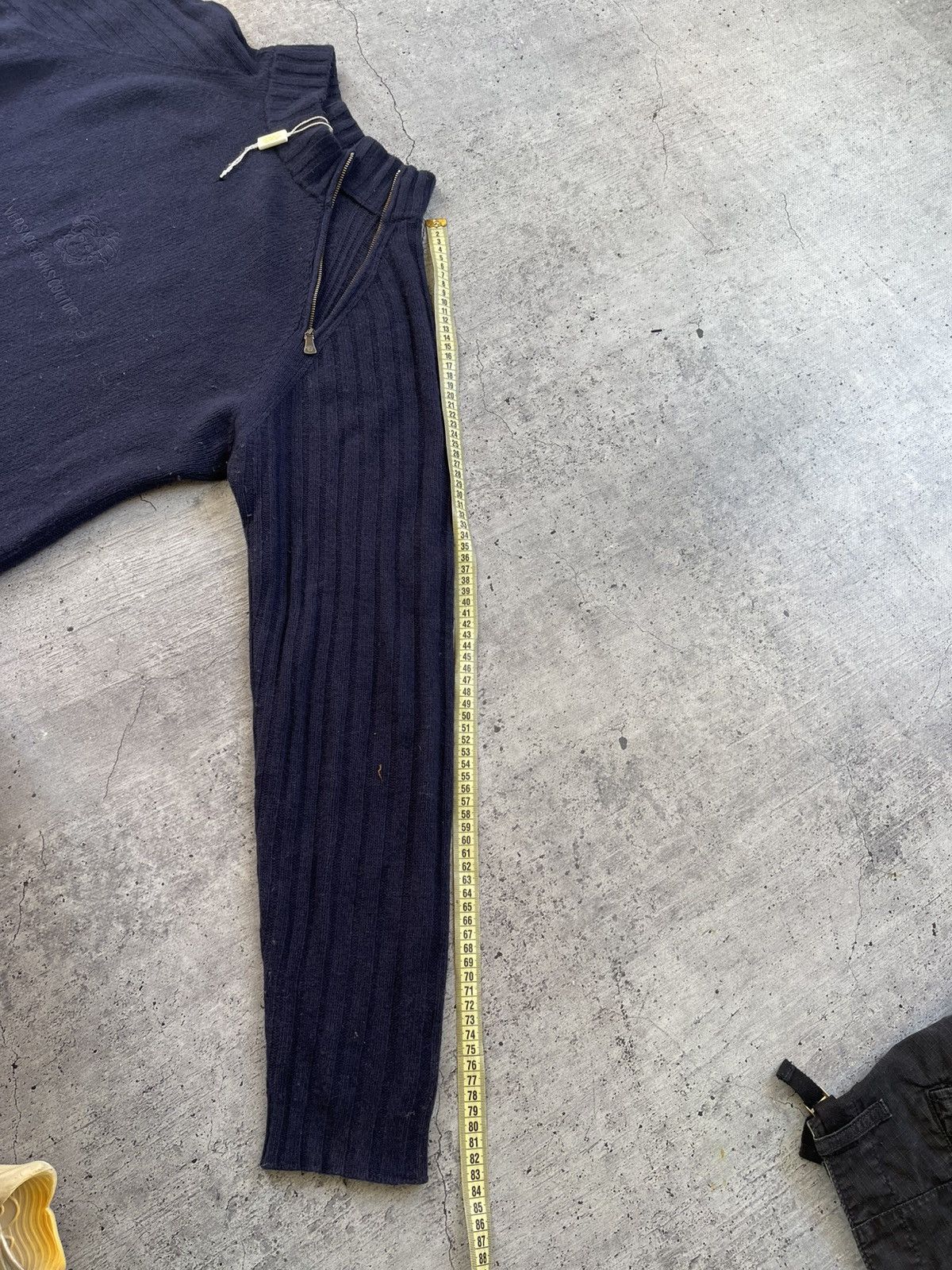 Versace Versace Jeans Couture 1/3 Zip Lampo Blend Fleece Pullover Size US L / EU 52-54 / 3 - 10 Thumbnail