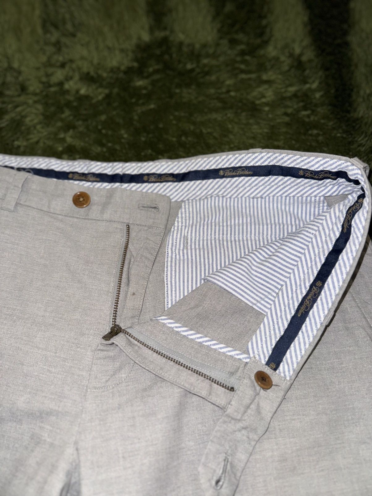Brooks Brothers [W36] Brooks Brothers USA Washed Cotton Trousers Gray Size US 36 / EU 52 - 3 Thumbnail