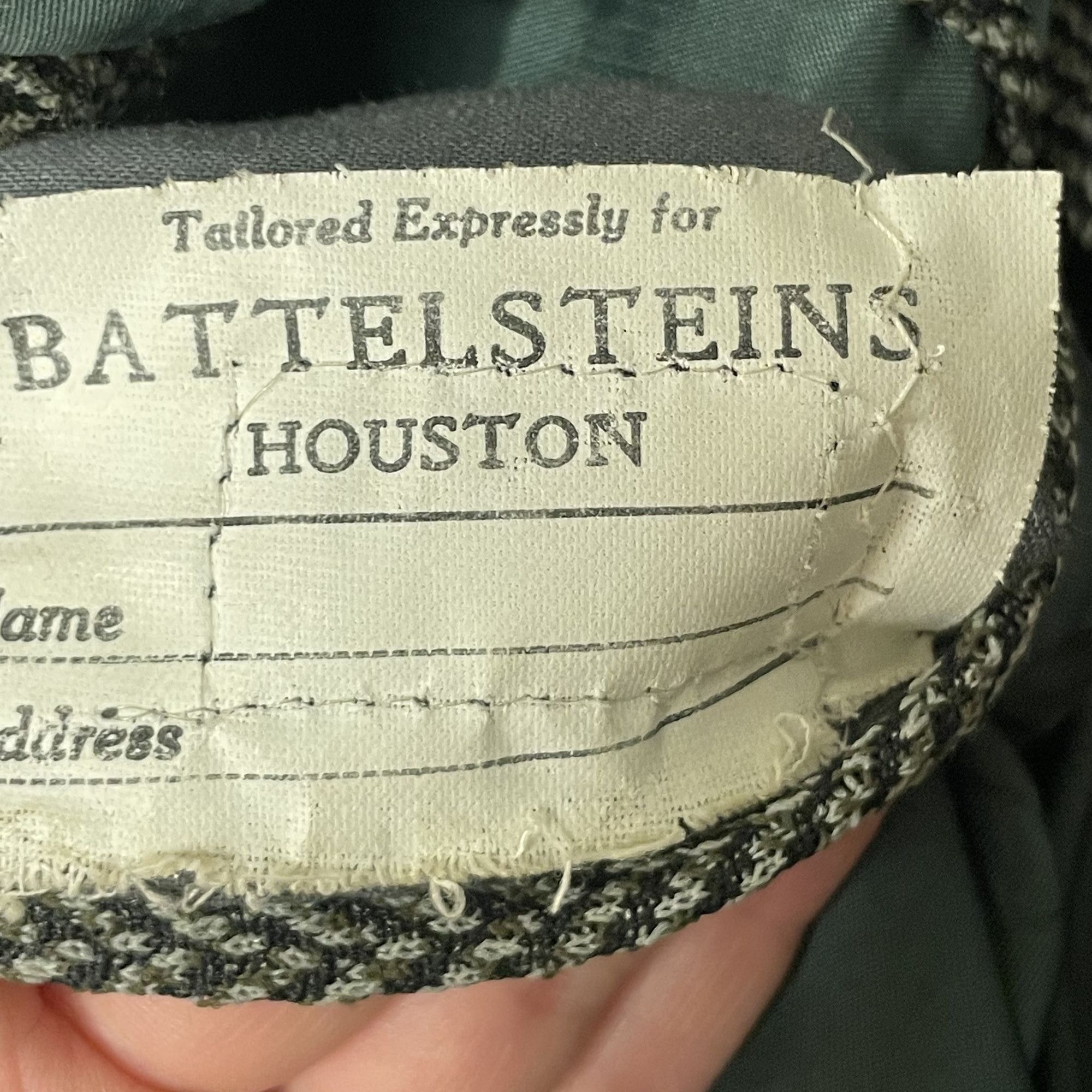 Other Vtg Battelsteins MOD Sport Coat GREEN HERRINGBONE Jacket Size 38R - 11 Thumbnail