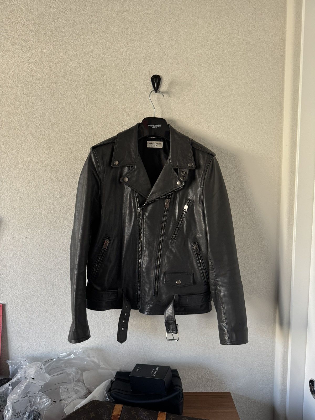 Saint Laurent Paris Saint Laurent Paris L17 Leather Jacket Size US M / EU 48-50 / 2 - 1 Thumbnail