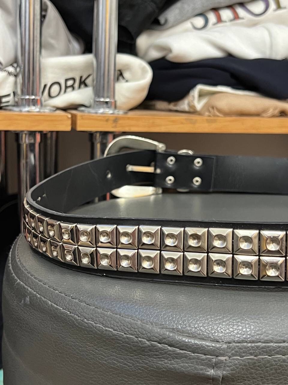 Other Punk B.B Simons Belt Y2K Style Leather USA Size ONE SIZE - 4 Thumbnail