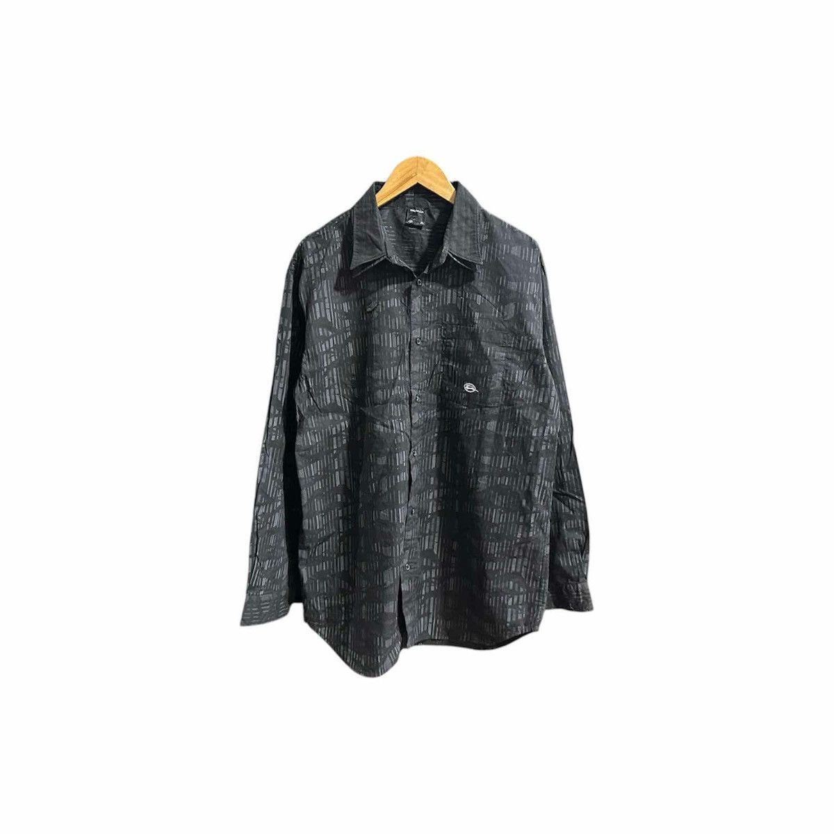 If Six Was Nine 🔥Sick Y2K Impala Tribal Black Camo Shirt Size US XL / EU 56 / 4 - 3 Thumbnail