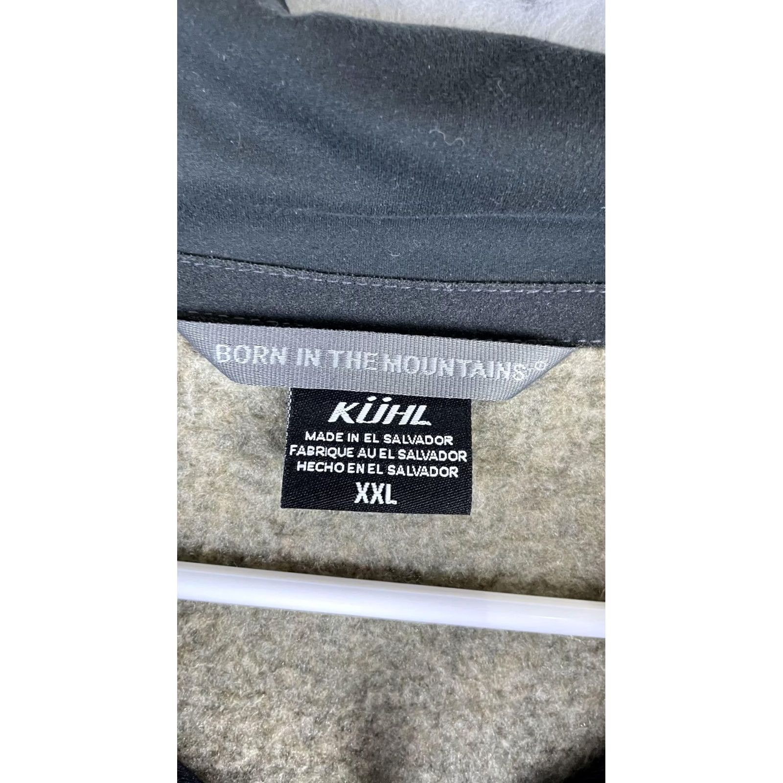 Vintage Kuhl Mens 2XL Gray Full Zip Fleece Jacket Hiking Outdoor Casual Stand Collar Size US XXL / EU 58 / 5 - 3 Thumbnail