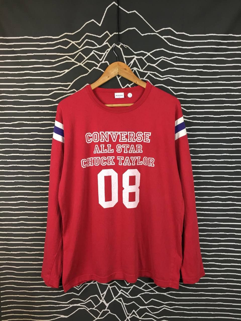 Converse Converse All Star Chuck Taylor Varsity Stripe Longsleeve Tee Size US XL / EU 56 / 4 - 2 Thumbnail