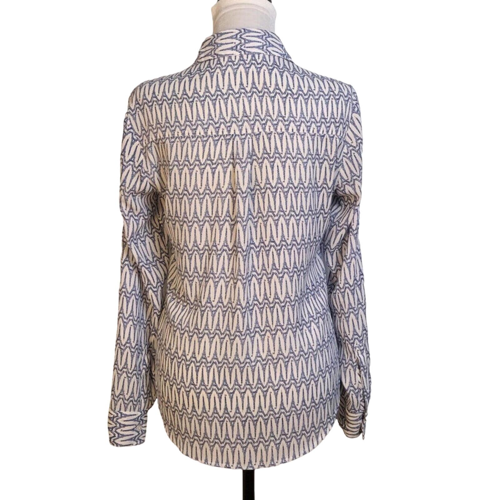Express Express Size XS Blouse Portofino Eiffel Tower Print Size XS / US 0-2 / IT 36-38 - 4 Thumbnail