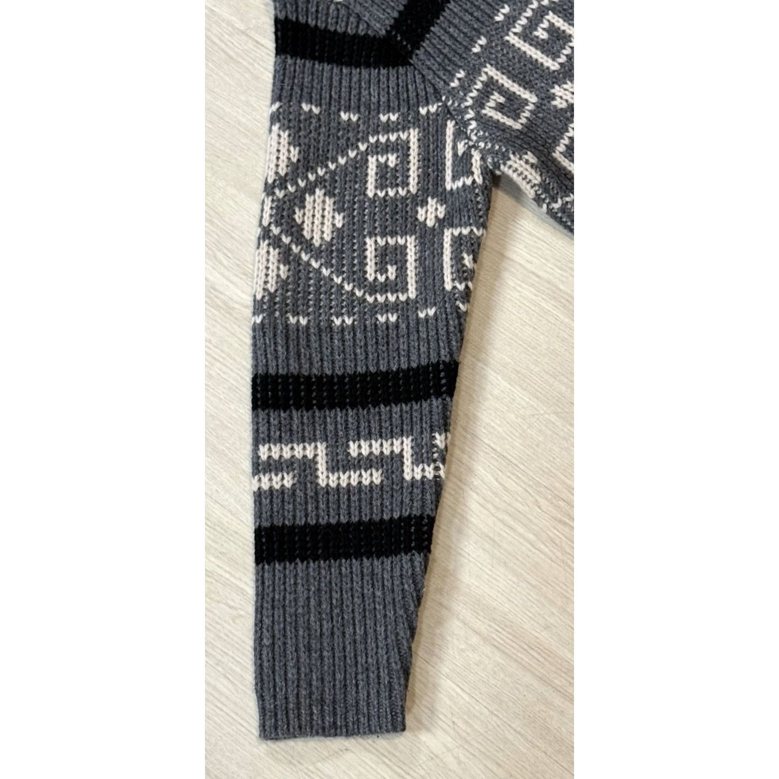Pendleton NWOT Pendleton Cardigan Sweater XS Mens Geometric Lambswool Full Zip Heavyweight Multicolor 80s Western The Dude Style Size US XS / EU 42 / 0 - 7 Thumbnail