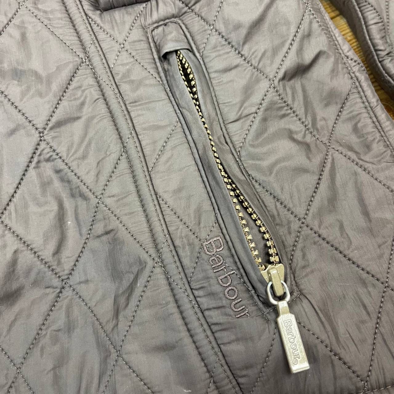 Barbour Barbour Grace Polarquilt Quilted Hooded Jacket Brown Women’s Size M / US 6-8 / IT 42-44 - 2 Thumbnail