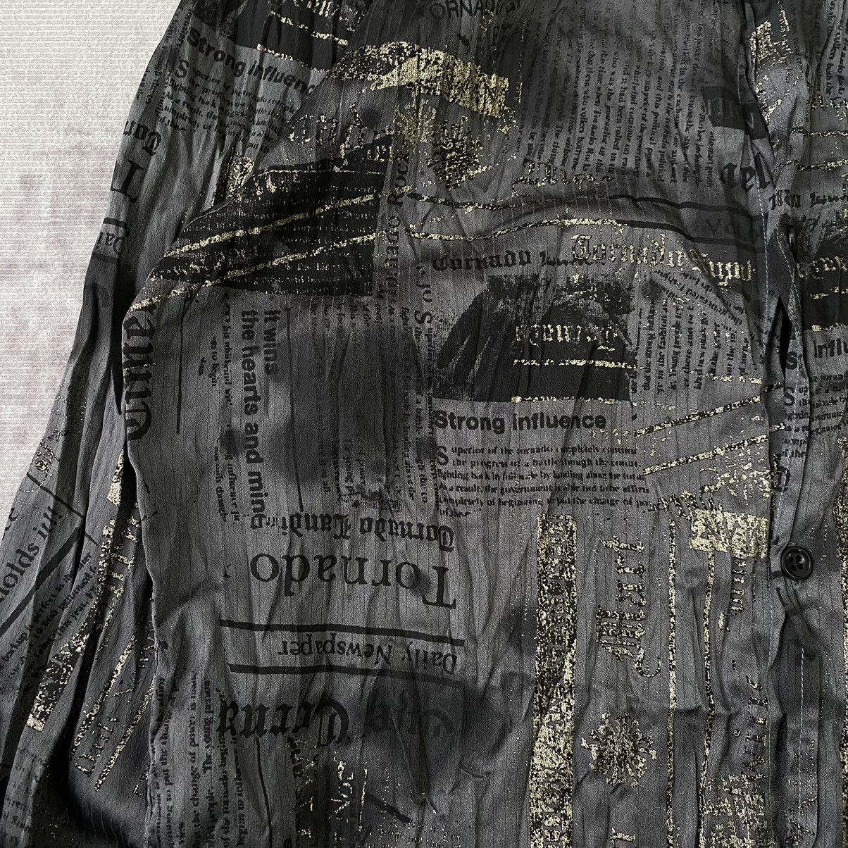 If Six Was Nine × Le Grande Bleu (L.G.B.) × Tornado Mart Tornado Mart Affliction Wrinkled Shirt Size US M / EU 48-50 / 2 - 7 Thumbnail