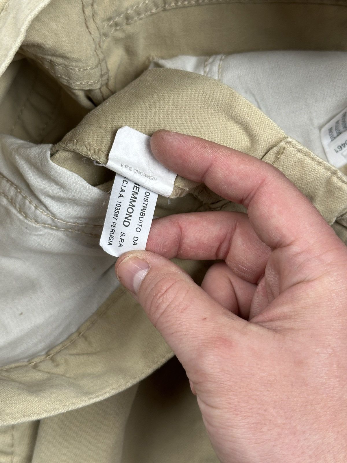 Valentino Valentino Jeans Vintage Beige Chino Pant Minimalist Trousers Size US 30 / EU 46 - 20 Thumbnail