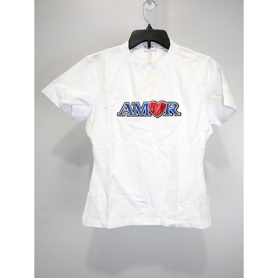 Vetements o1rshd1 Amor Fitted T-Shirt in White Size XL / US 12-14 / IT 48-50 - 2 Thumbnail