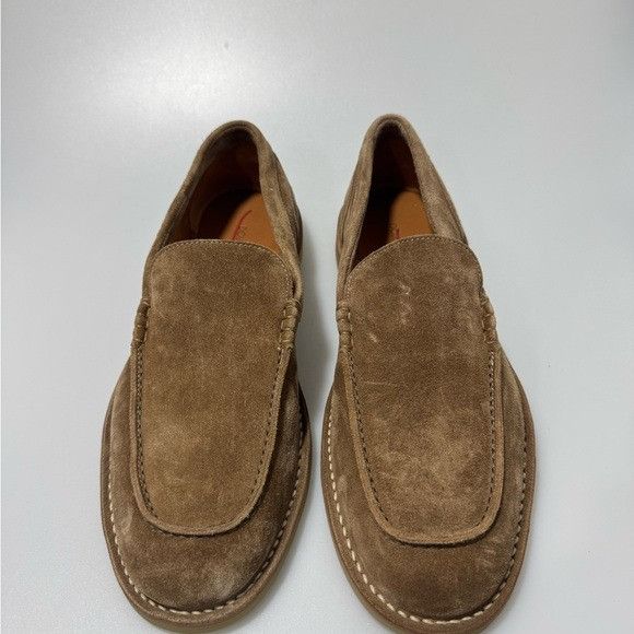 Dolce & Gabbana Dolce & Gabbana DG-Plaque Suede Loafers Brown Men’s UK 10/US Size US 11 / EU 44 - 2 Thumbnail