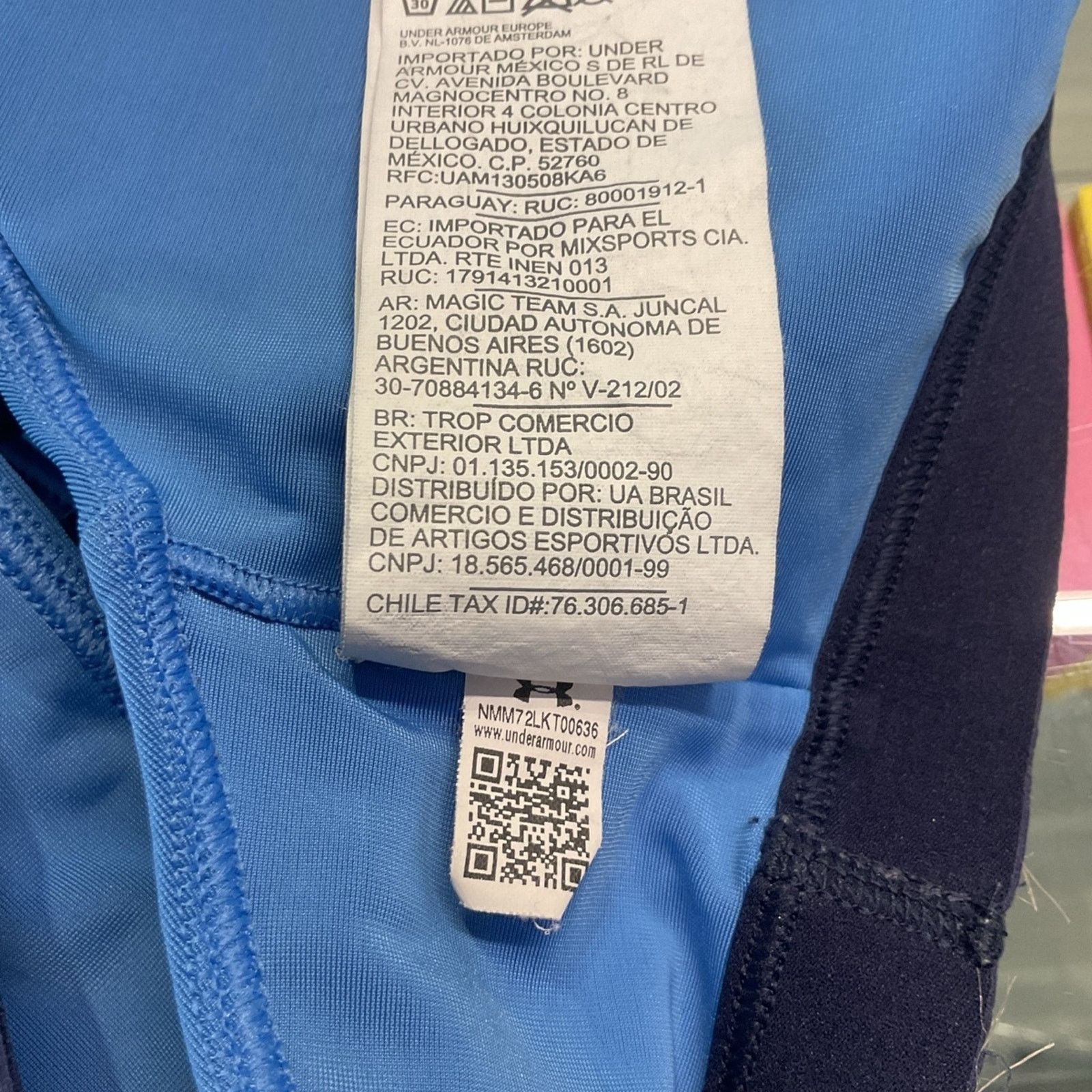 Under Armour Under Armour HeatGear Blue Strappy Sports Bra Size M / US 6-8 / IT 42-44 - 3 Thumbnail