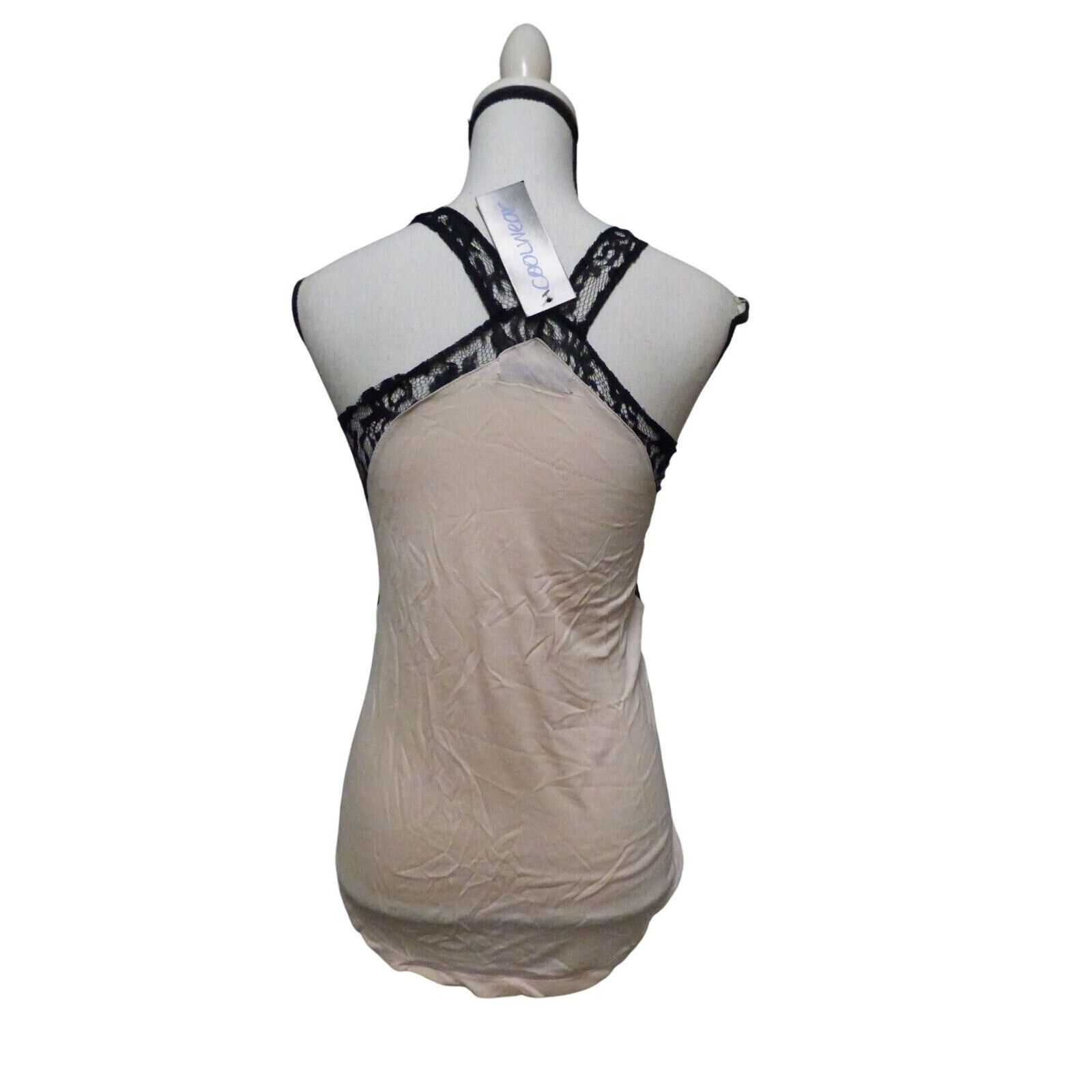 Other Coolwear Women’s Lace Trim Racerback Rayon Tank Top, Light P Size S / US 4 / IT 40 - 4 Thumbnail