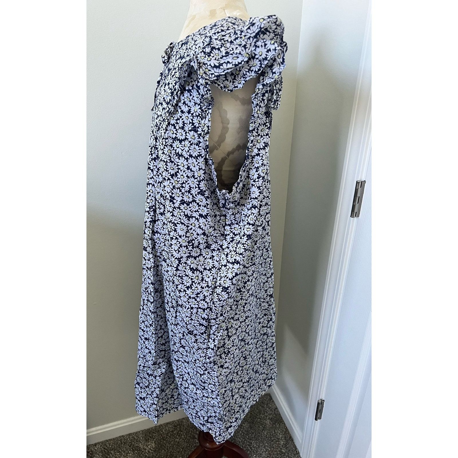 J.Crew J.Crew Short Sleeve Floral Print Ruffle Dress Size 20 Size 3XL / US 20-22 - 3 Thumbnail