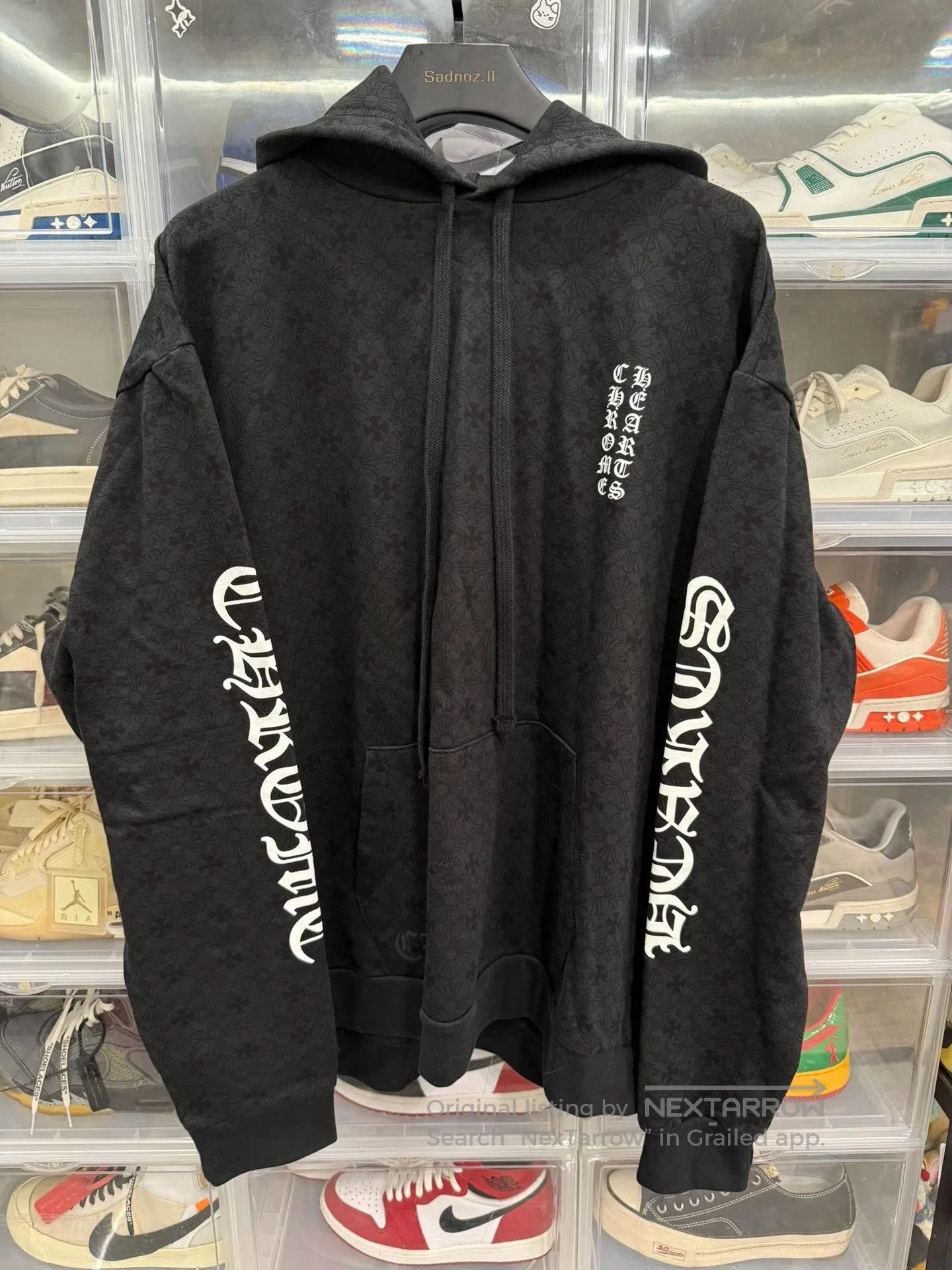 Chrome Hearts Chrome Hearts Sanskrit Horseshoe Black Hoodie XXL. Size US XXL / EU 58 / 5 - 1 Thumbnail