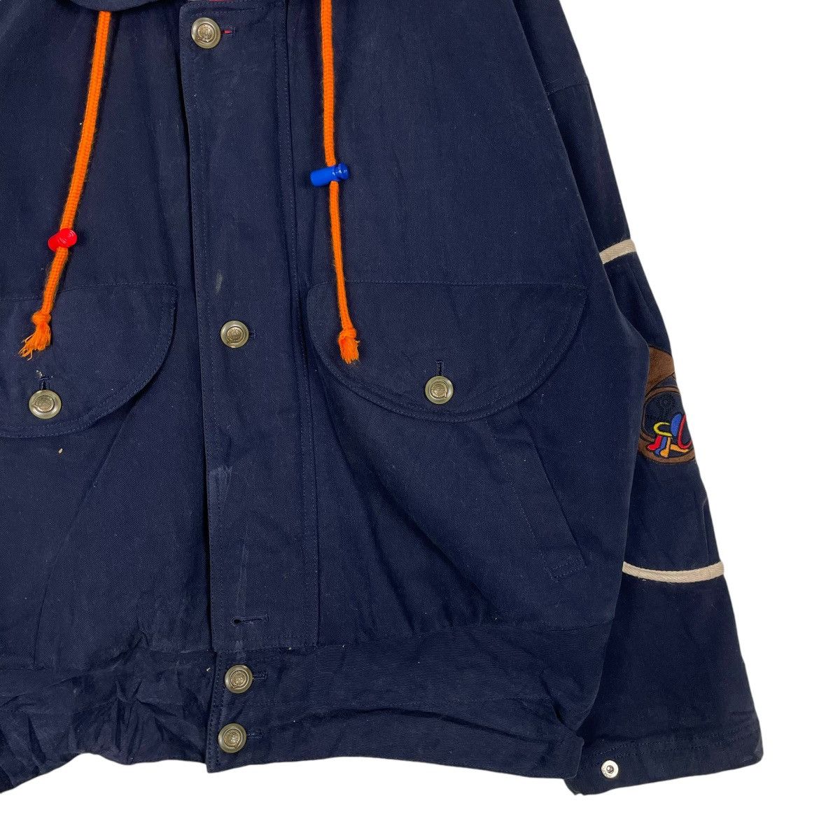 Jean Charles De Castelbajac 💥JEAN CASTELBAJAC NAVY MUSIC EMBROIDERY JACKET Size US M / EU 48-50 / 2 - 4 Thumbnail