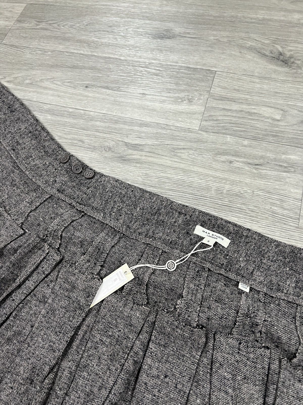 Other Max Studio Gray Skater Mini Skirt Size 25" / US 0 / IT 36 - 12 Thumbnail