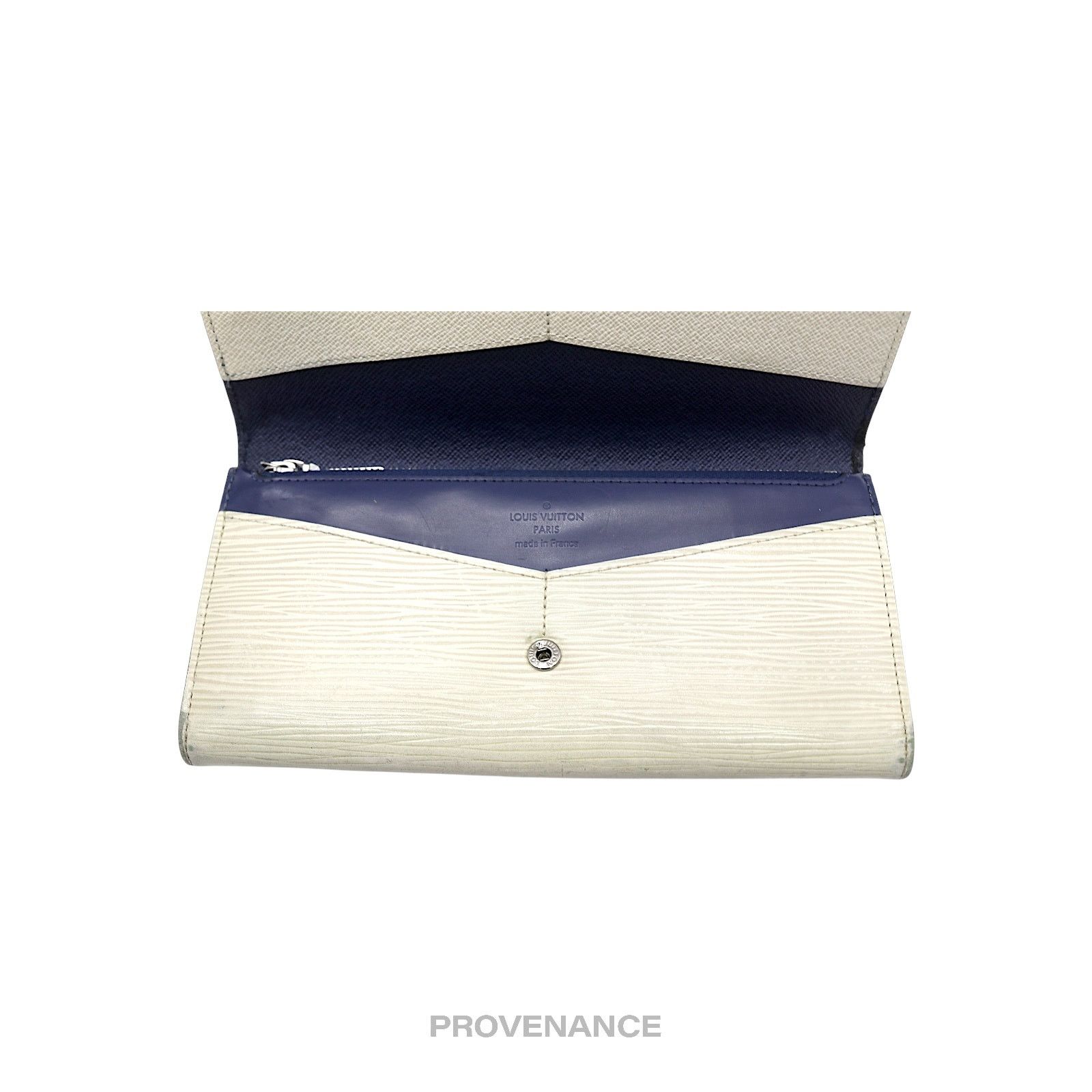 Louis Vuitton 🔴 Louis Vuitton Long Wallet - White Blue Epi Patchwork Size ONE SIZE - 10 Thumbnail
