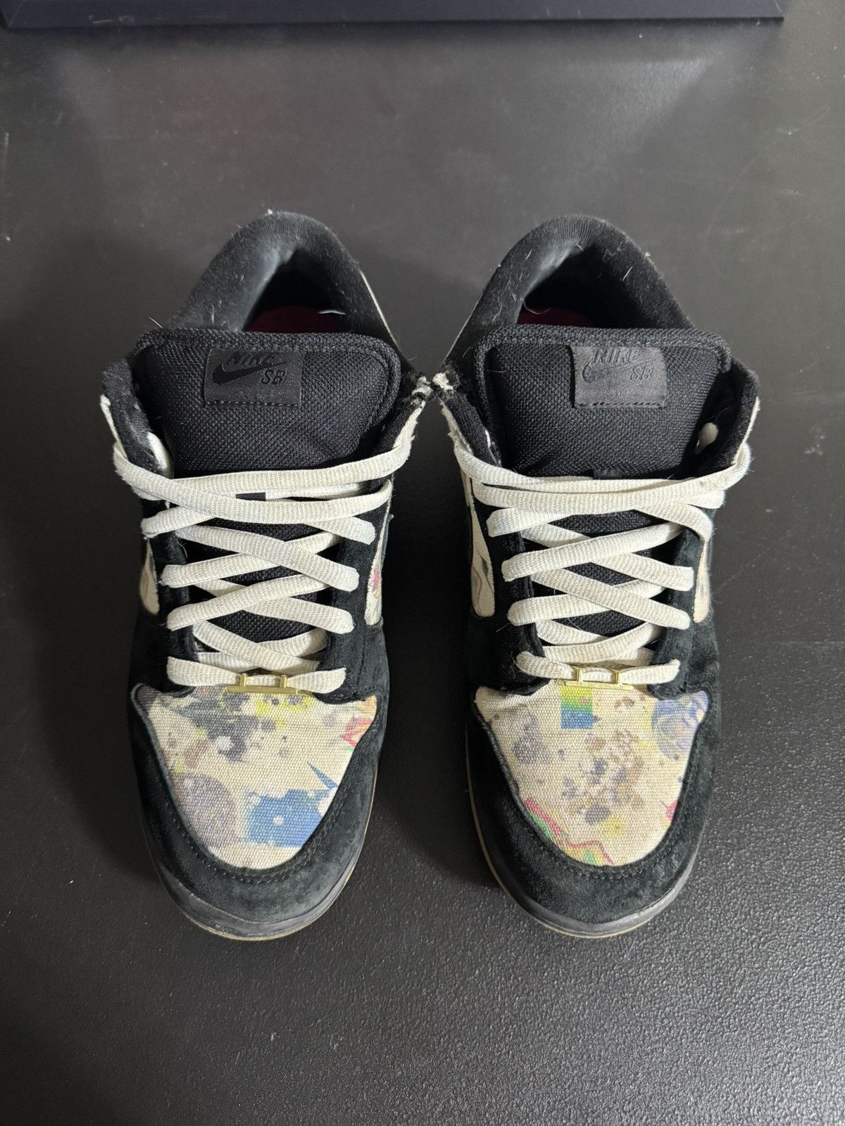 Nike × Supreme Nike SB Dunk Low Supreme Rammellzee Size US 11.5 / EU 44-45 - 6 Thumbnail